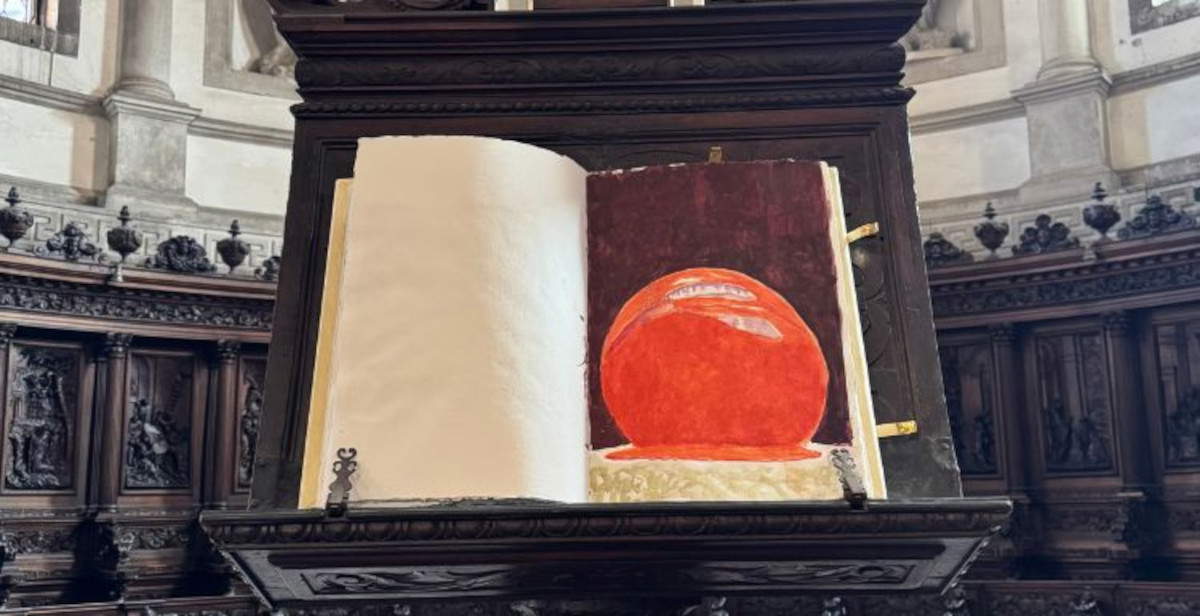 Luc Tuymans fertigt ein illuminiertes Manuskript für die Abtei von San Giorgio Maggiore