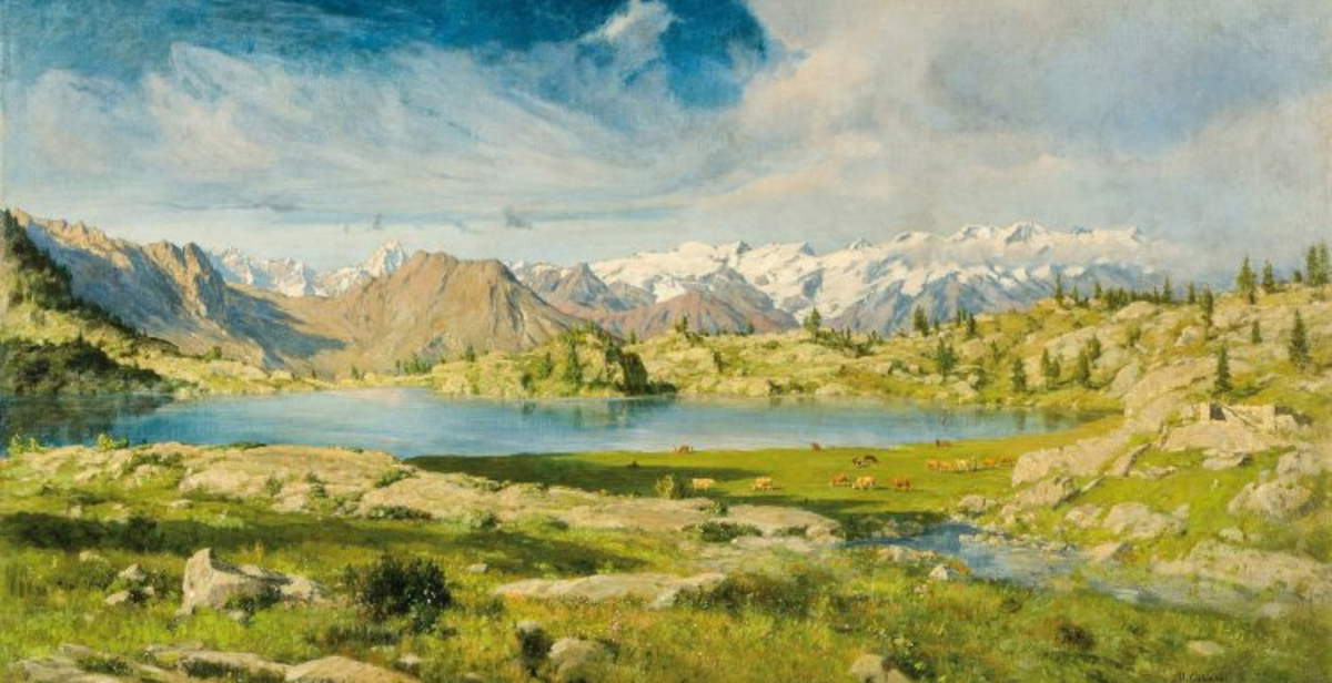Die Festung Bard erzählt die Entwicklung der Berglandschaft anhand von Gemälden, Zeichnungen und Plakaten