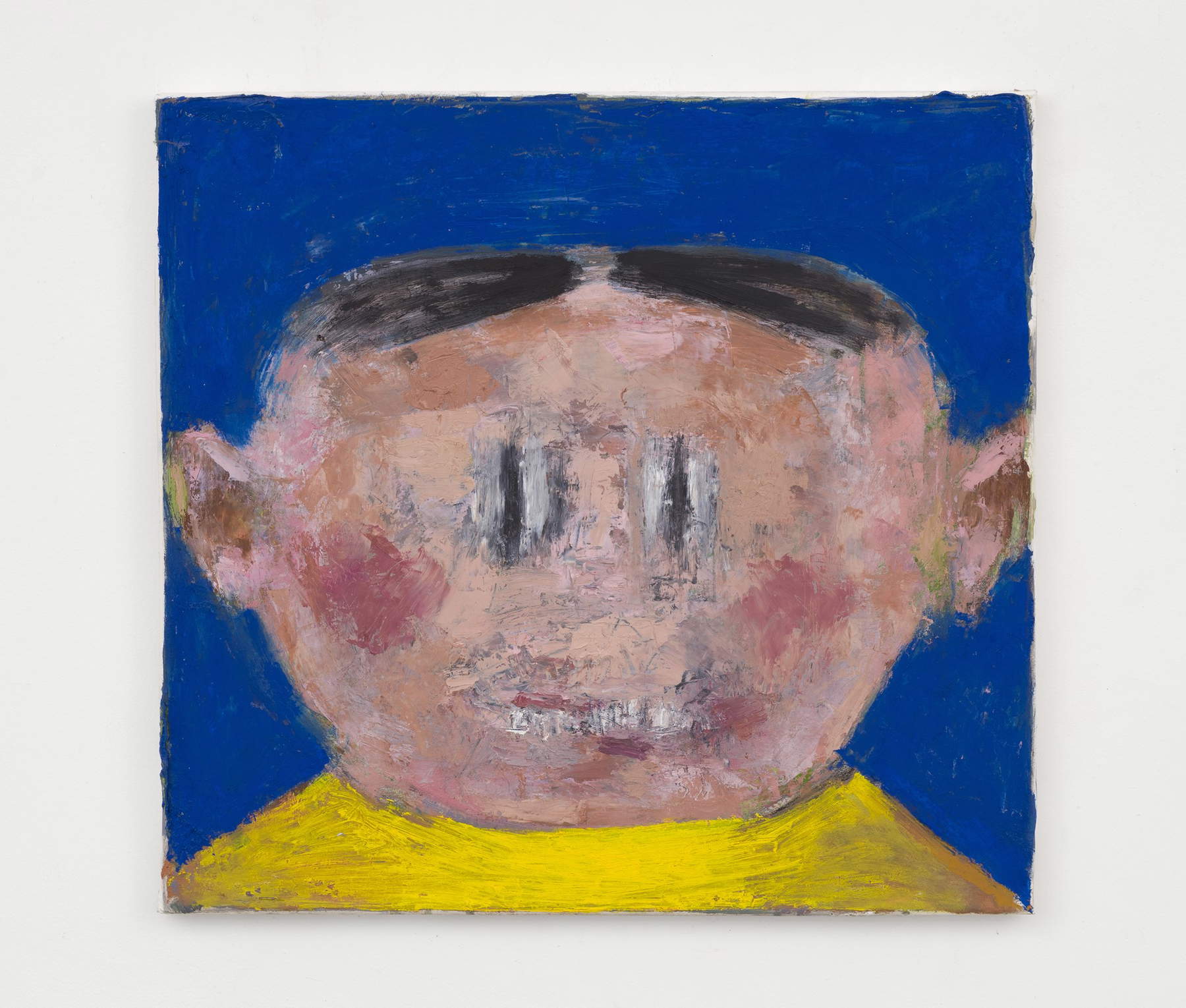 Marco Salvetti, st (25_03) (2025; Öl auf Papier auf Leinwand, 57 x 61 cm)