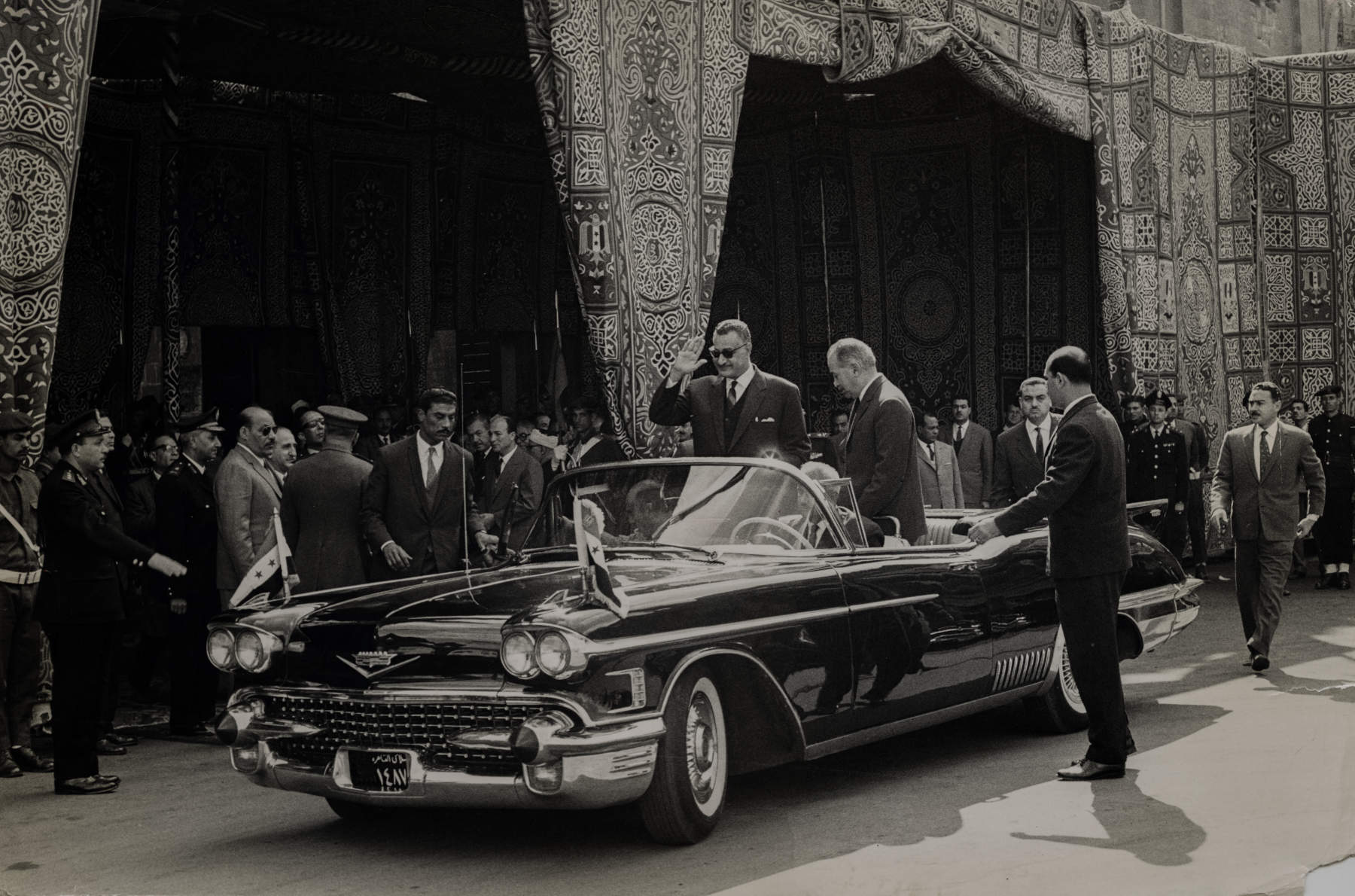 Mario Dondero, Gamal Abdel Nasser en la República Árabe Unida (aproximadamente 1958-61). &copy; Archivo Mario Dondero
