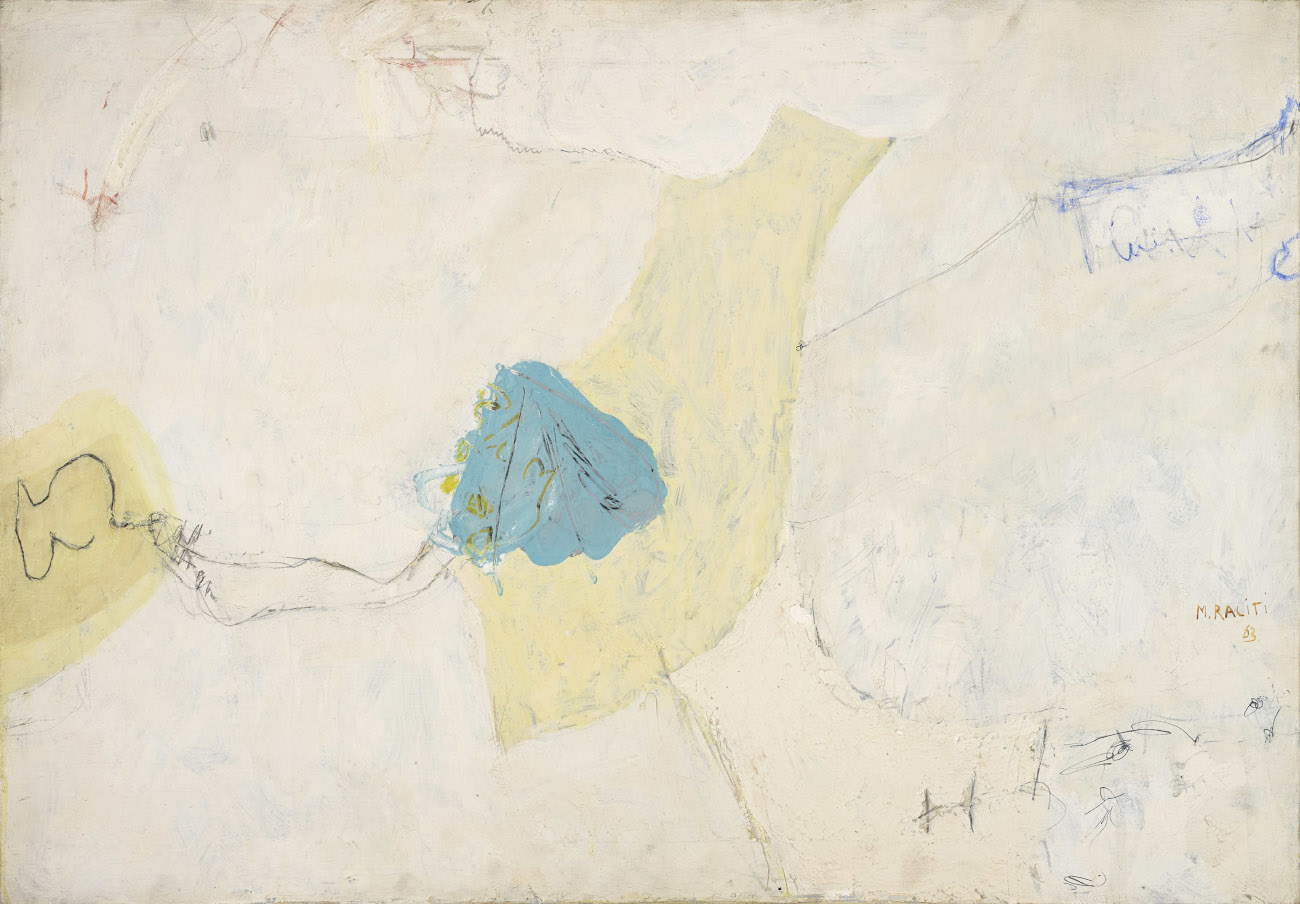 Mario Raciti, „Presenze“ (1963; Mailand, Museo del Novecento). Foto: Riccardo Molino
