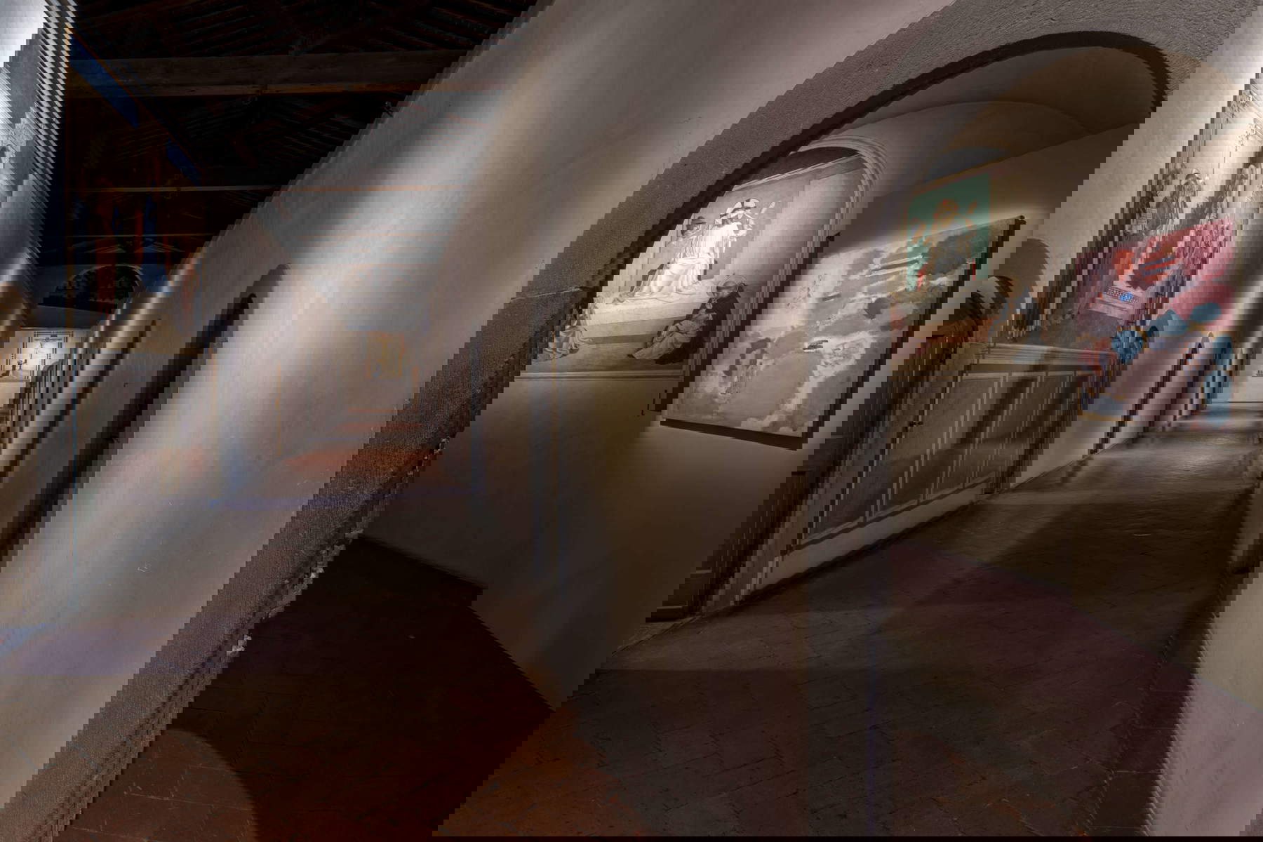 Mark Rothko in dialogue with Beato Angelico at the Museo di San Marco, Florence. Photo: Regional Directorate National Museums of Tuscany/Ministry of Culture