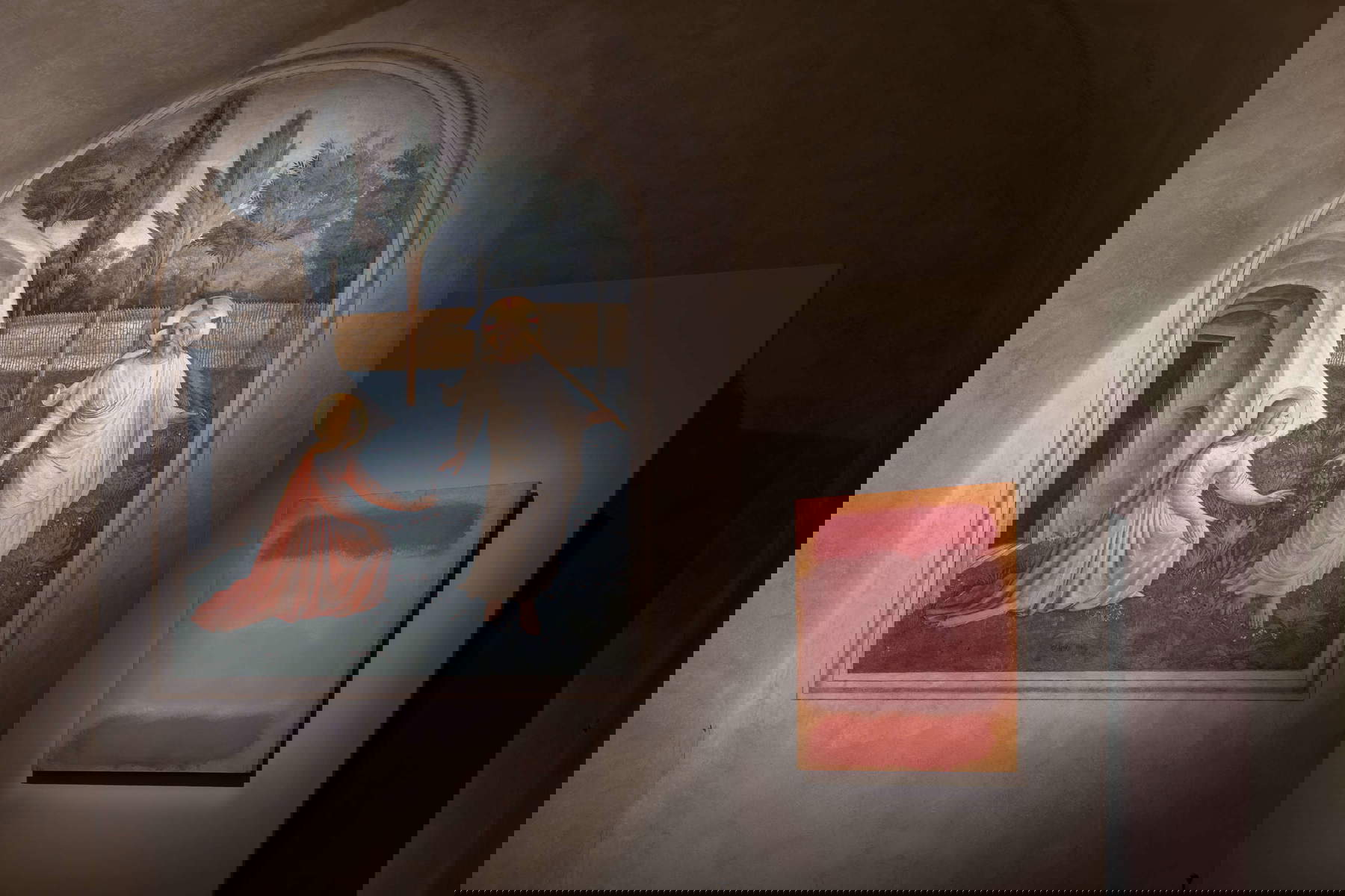 Mark Rothko in dialogue with Beato Angelico at the Museo di San Marco, Florence. Photo: Regional Directorate National Museums of Tuscany/Ministry of Culture