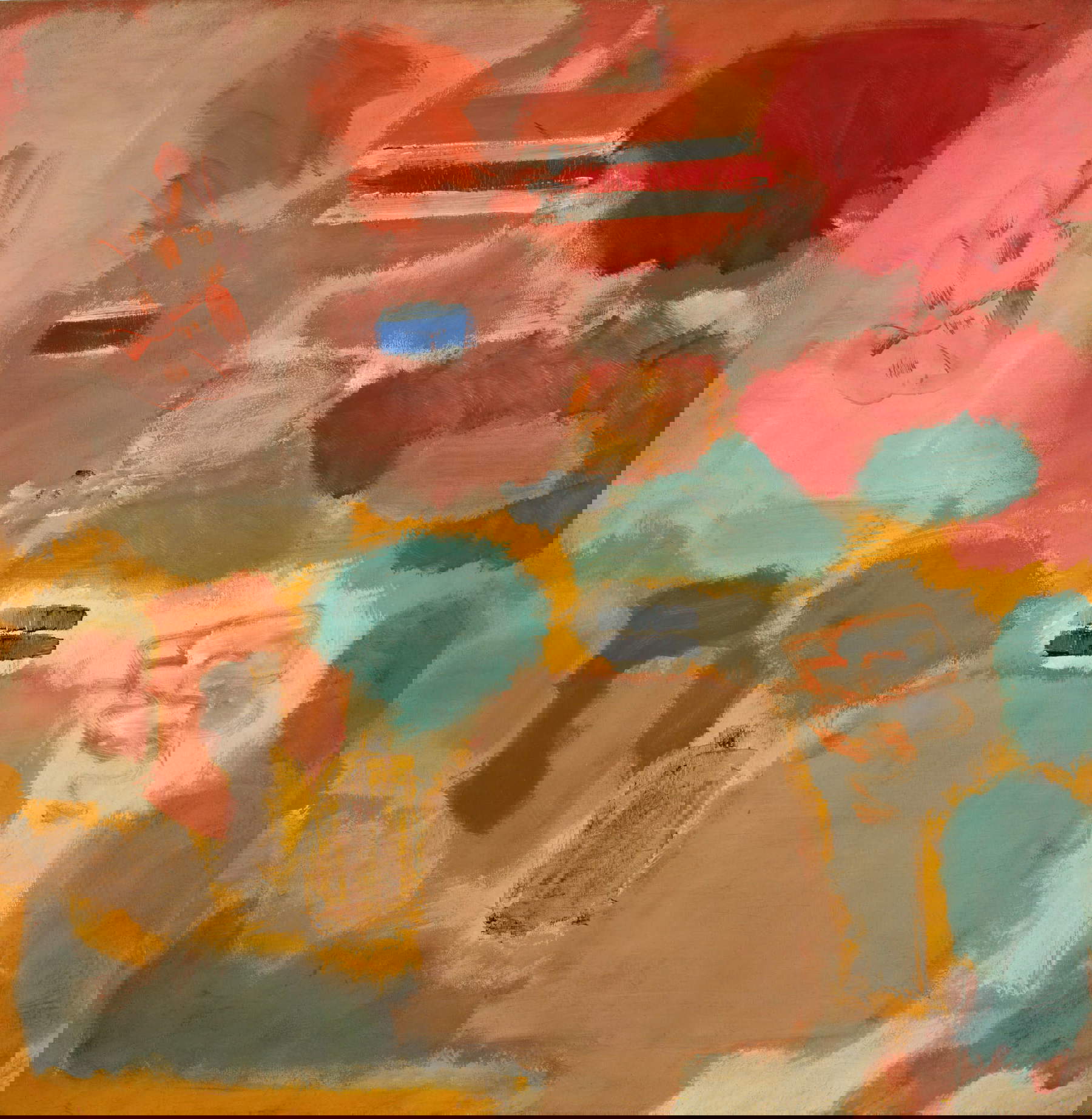 Mark Rothko, No. 21 [Untitled] (1947; olio su tela, di cotone, 99,7 x 97,8 cm; Collezione Christopher Rothko, Estate inv. 3242.47 - Cat Rais n. 355)