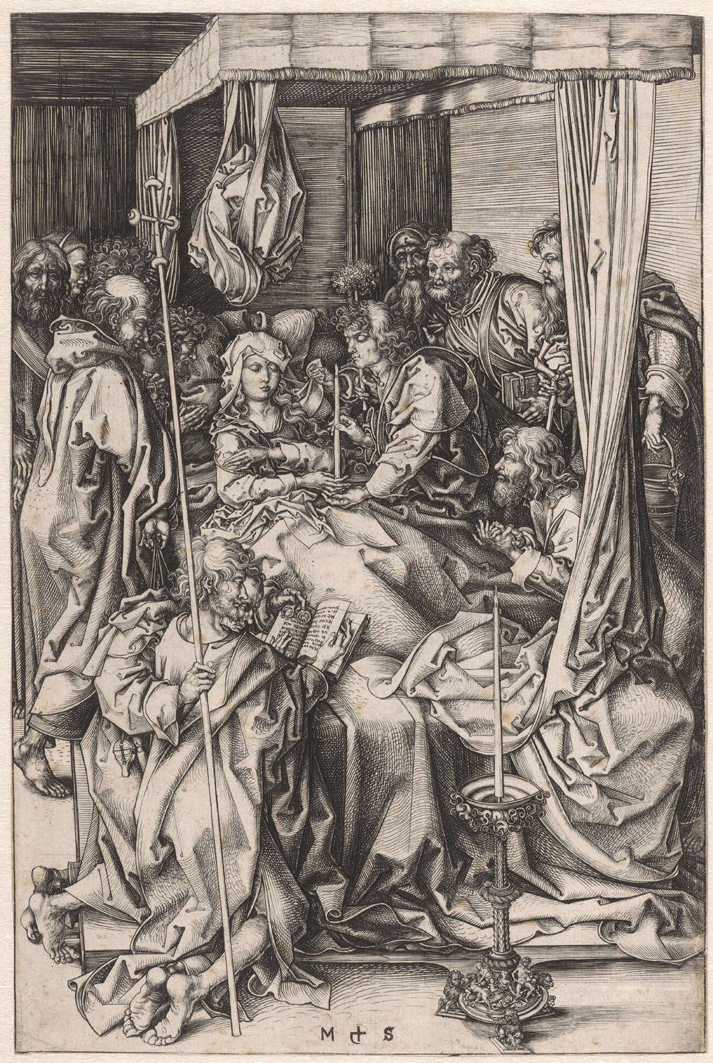 Martin Schongauer, The Death of the Virgin &copy; GrandPalaisRmn (mus&eacute;e du Louvre), Tony Querrec