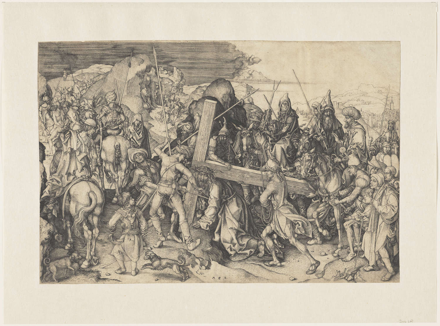 Martin Schongauer, The Great Procession of the Cross &copy; GrandPalaisRmn (mus&eacute;e du Louvre), Gabriel De Carvalho