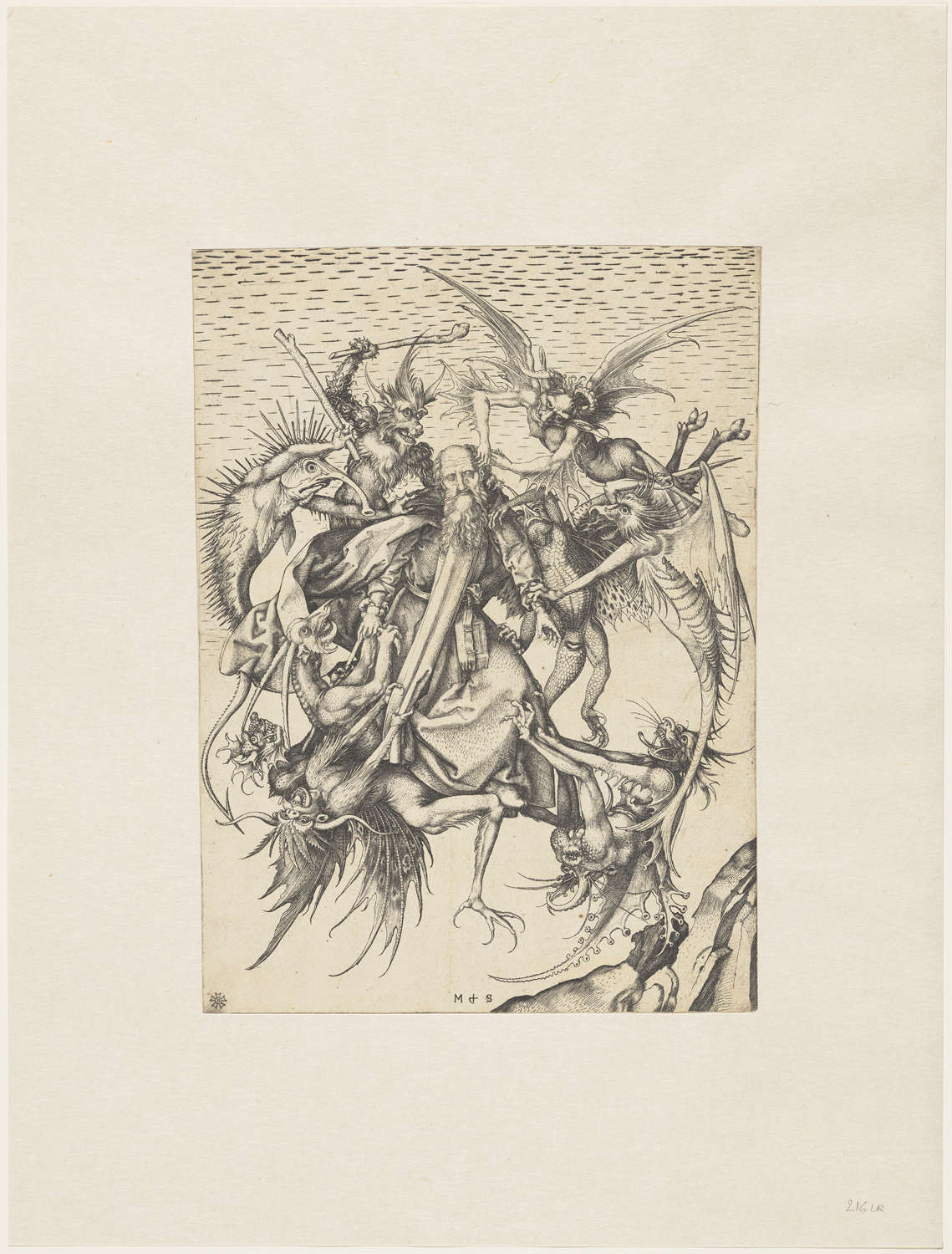 Martin Schongauer, Saint Anthony tormented by demons &copy; GrandPalaisRmn (mus&eacute;e du Louvre), Gabriel De Carvalho
