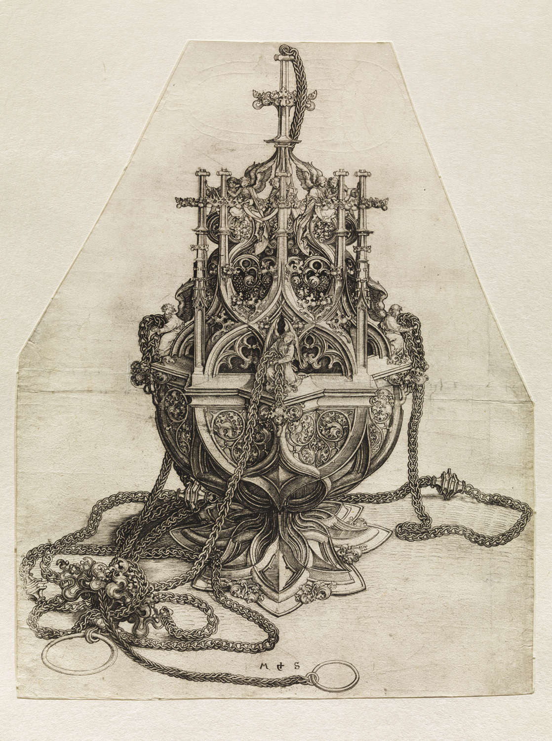 Martin Schongauer, The Thurible &copy; GrandPalaisRmn (mus&eacute;e du Louvre), Philippe Fuzeau