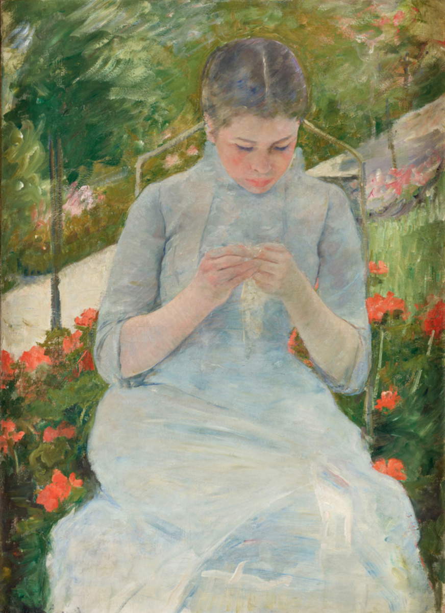 Mary Cassatt, „Jeune fille au jardin“ (1880–1882; Paris, Mus&eacute;e d’Orsay, Nachlass von Antonin Personnaz, 1937) &copy; RMN-Grand Palais (Mus&eacute;e d’Orsay) / Franck Raux