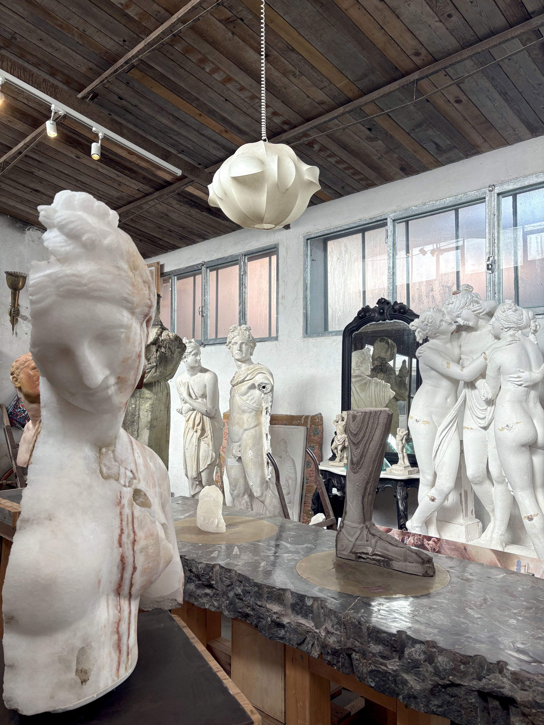 Massimiliano Pelletti's studio and works. Photo: Noemi Capoccia