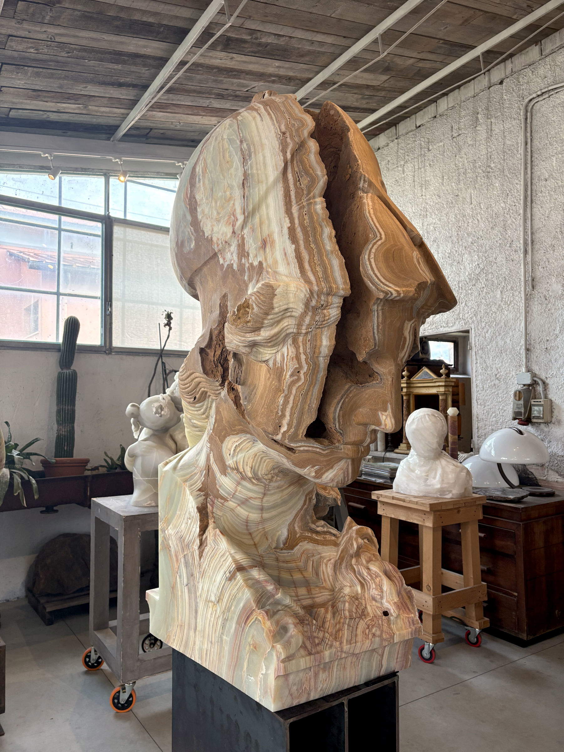 Massimiliano Pelletti's studio and works. Photo: Noemi Capoccia