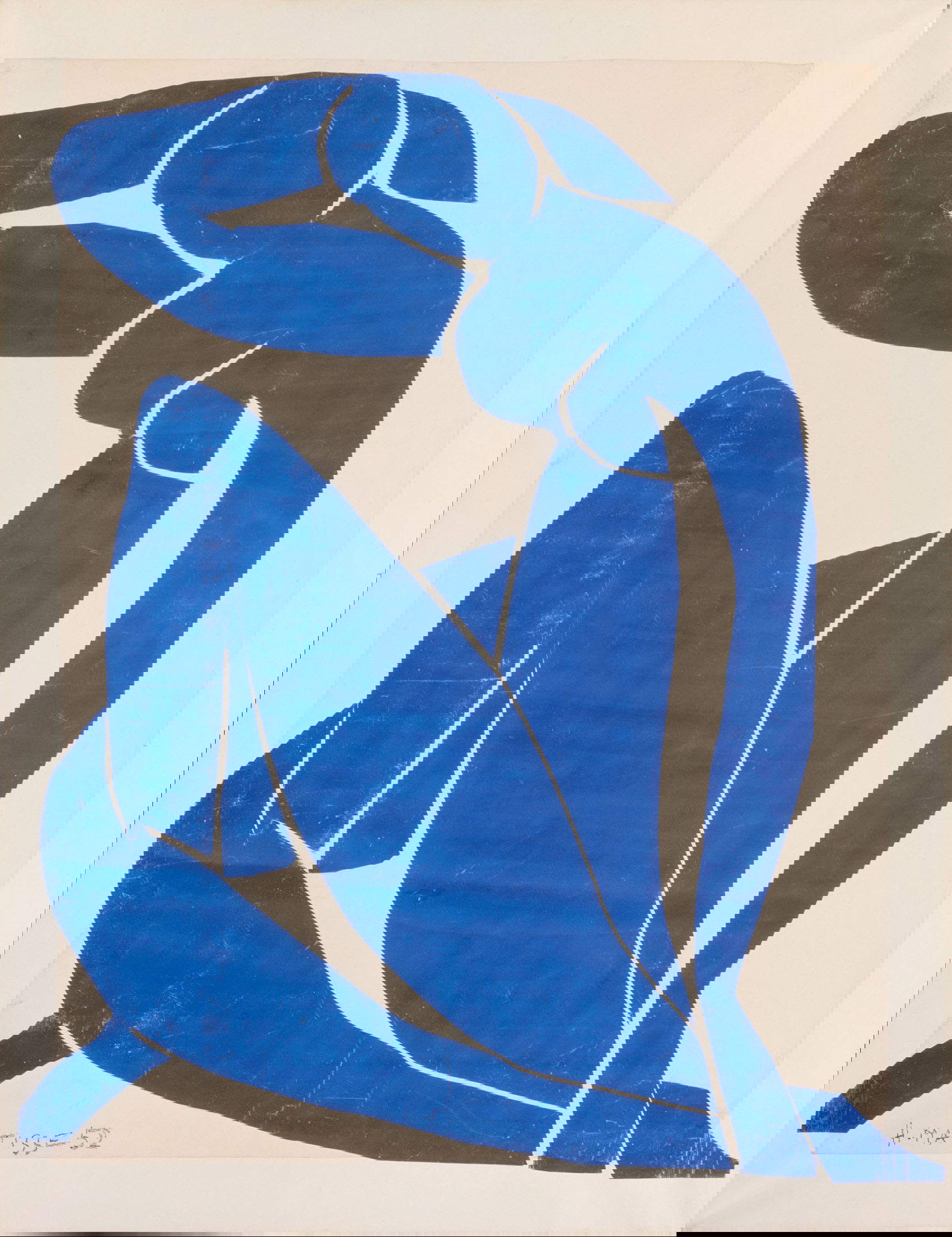 Henri Matisse, Nube bleu II (1952). Auf Konzession des MNAM - Centre Pompidou, MNAM-CCI