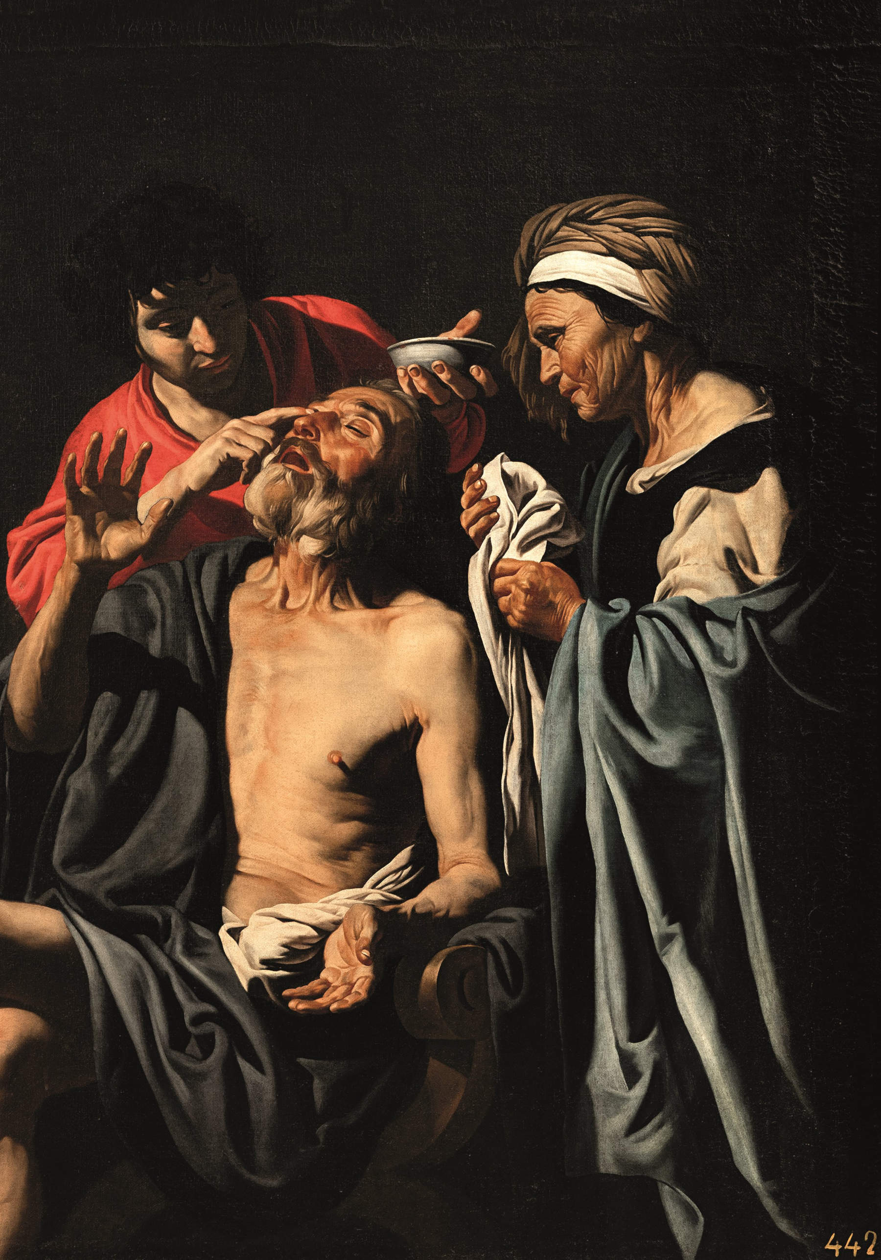 Matthias Stomer, La guérison de Tobie. Estimation : 120 000/180 000 &euro;