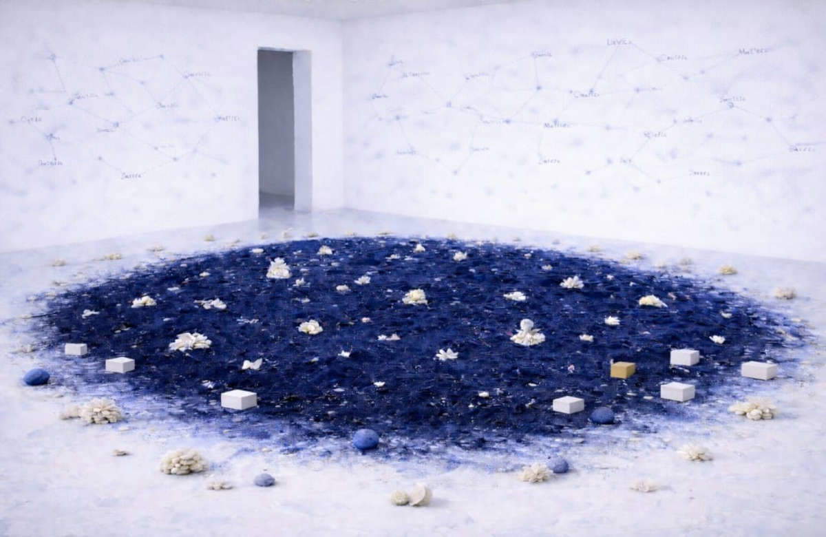 Mattia Enna with Daniela and Francesca Manca, I seek you among the stars