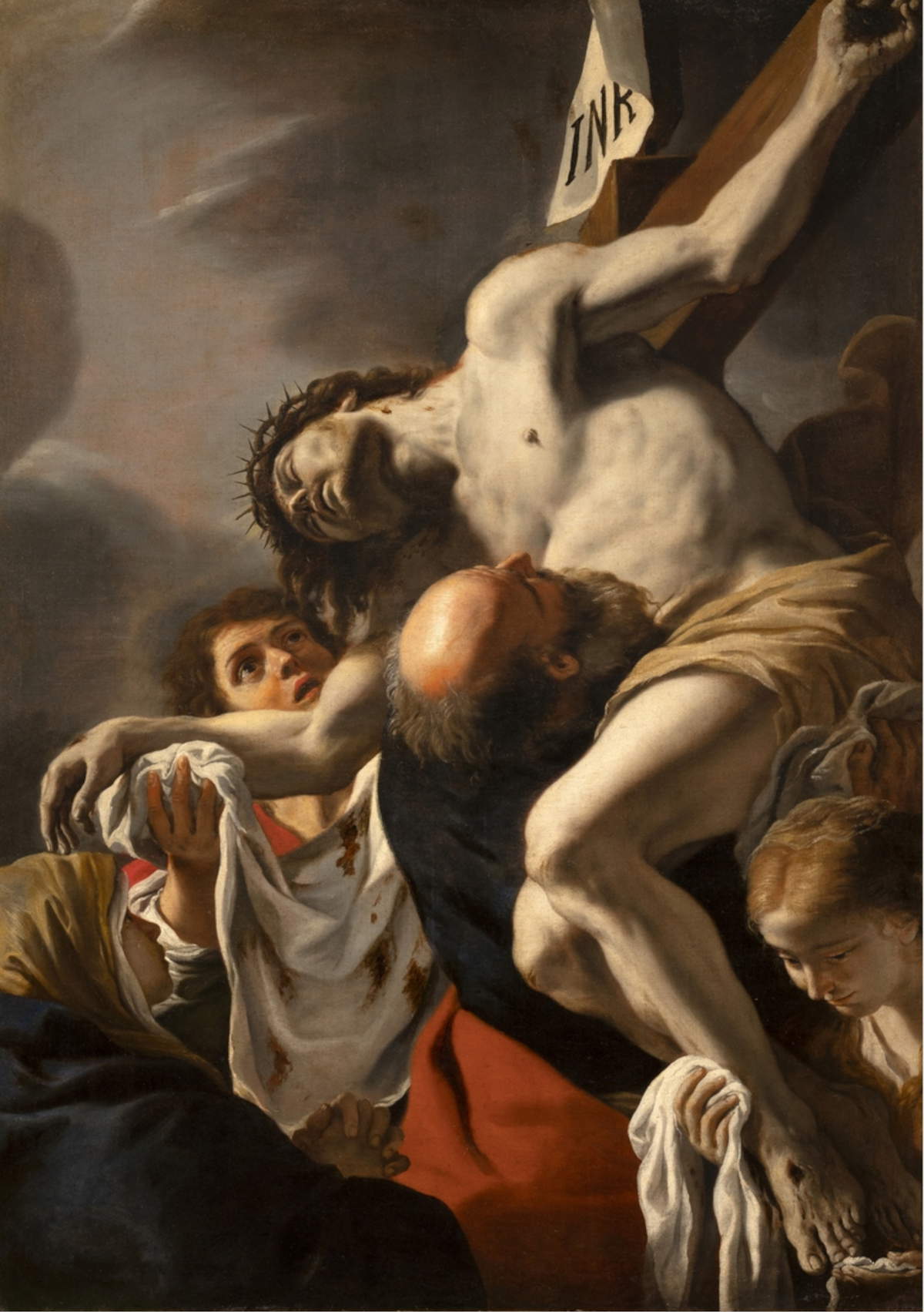 Mattia Preti, Deposition of Christ from the Cross (ca. 1675; oil on canvas, 179 x 128 cm)