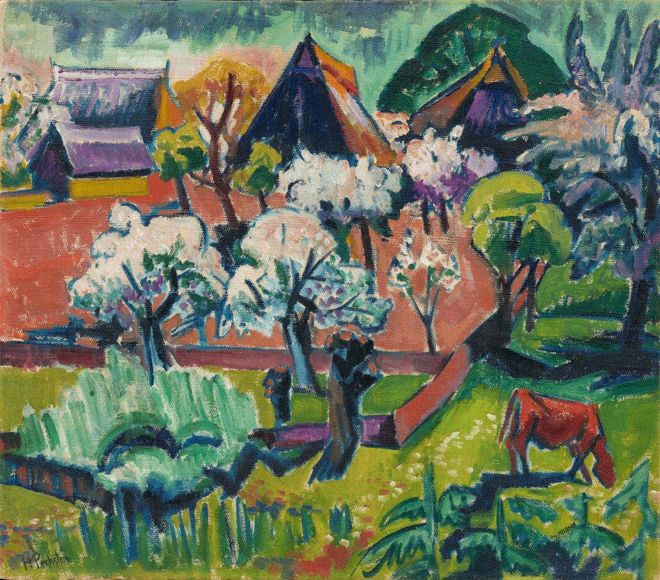 Max Pechstein, Fr&uuml;hling (1918; oil on canvas, 69 x 79 cm)