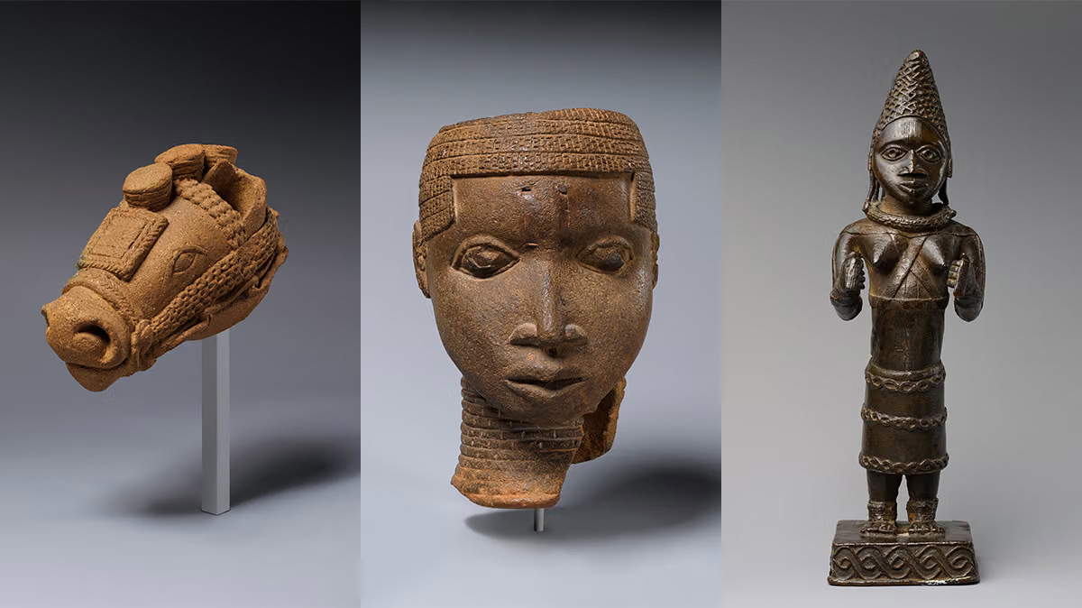 Die drei Skulpturen, die für 25 Jahre an das Metropolitan Museum ausgeliehen wurden