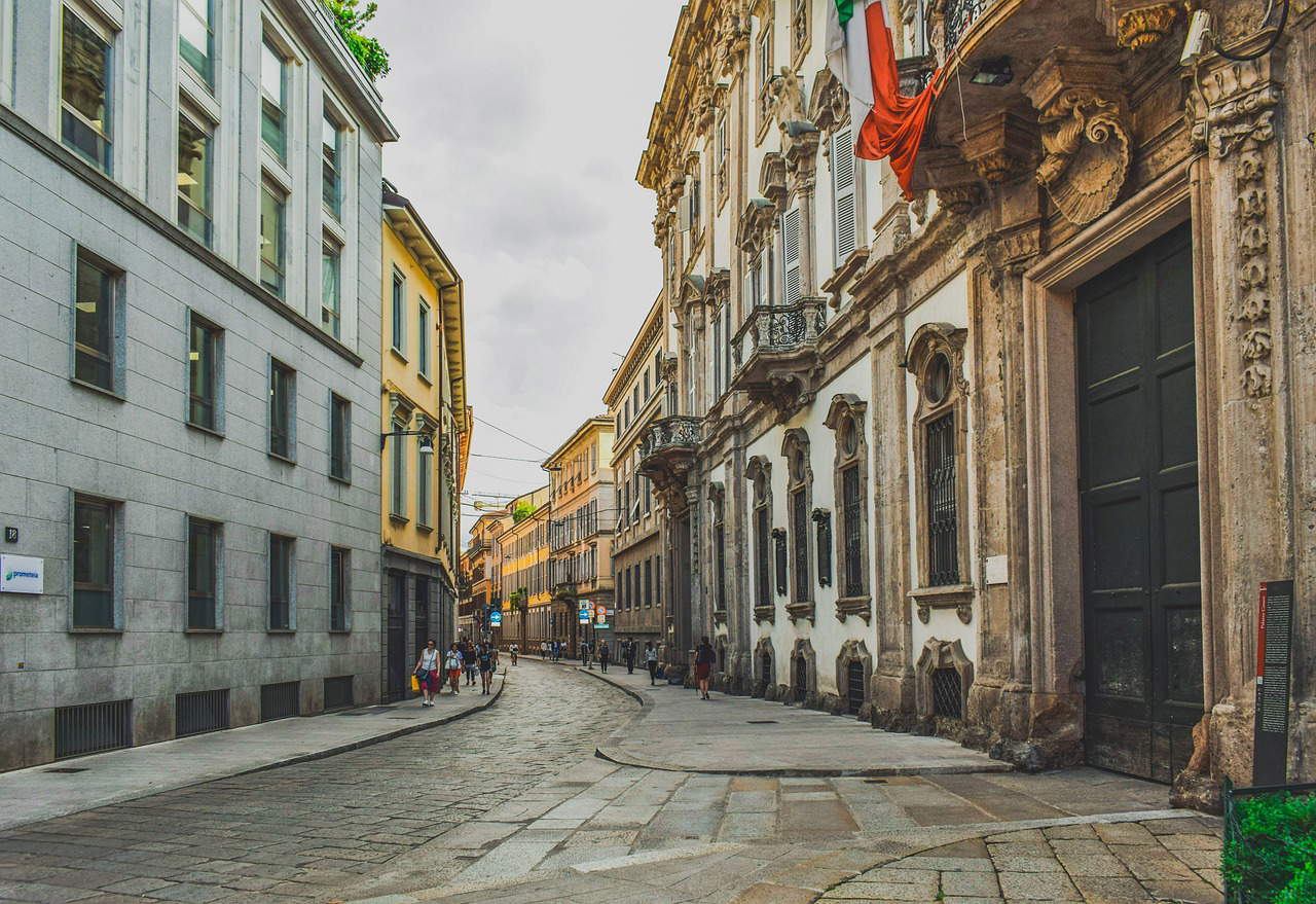 Image: Milan, via Brera