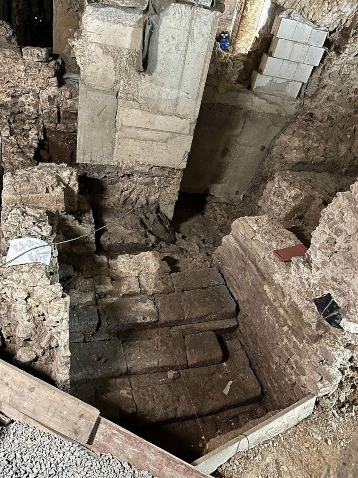 Römische Treppe aus dem 1. Jahrhundert &copy; Stadt Köln/Römisch-Germanisches Museum, Franziska Bartz