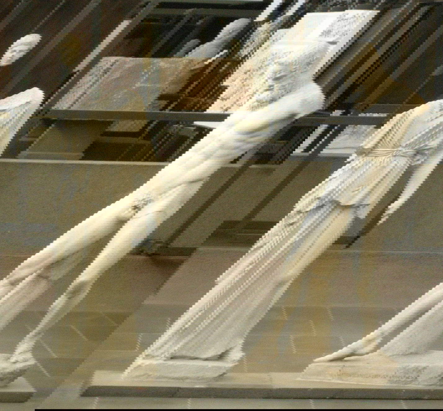 Myron, Athena and Marsyas, Roman copy of Greek original from 450 BC. Circa. Photo: Wikimedia Commons | Sailko - Creative Commons Attribution-Share Alike 3.0 Unported license