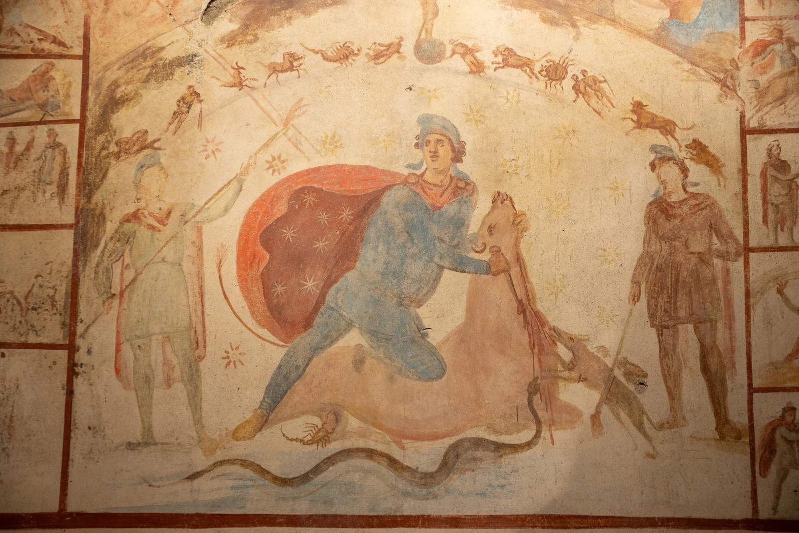 The Tauroctony. Photo: Barberini Corsini National Galleries
