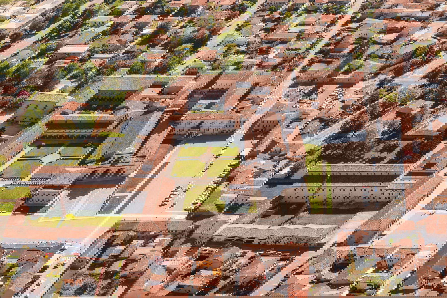 Das Polirone-Kloster in San Benedetto Po. Foto: Carlo Perini