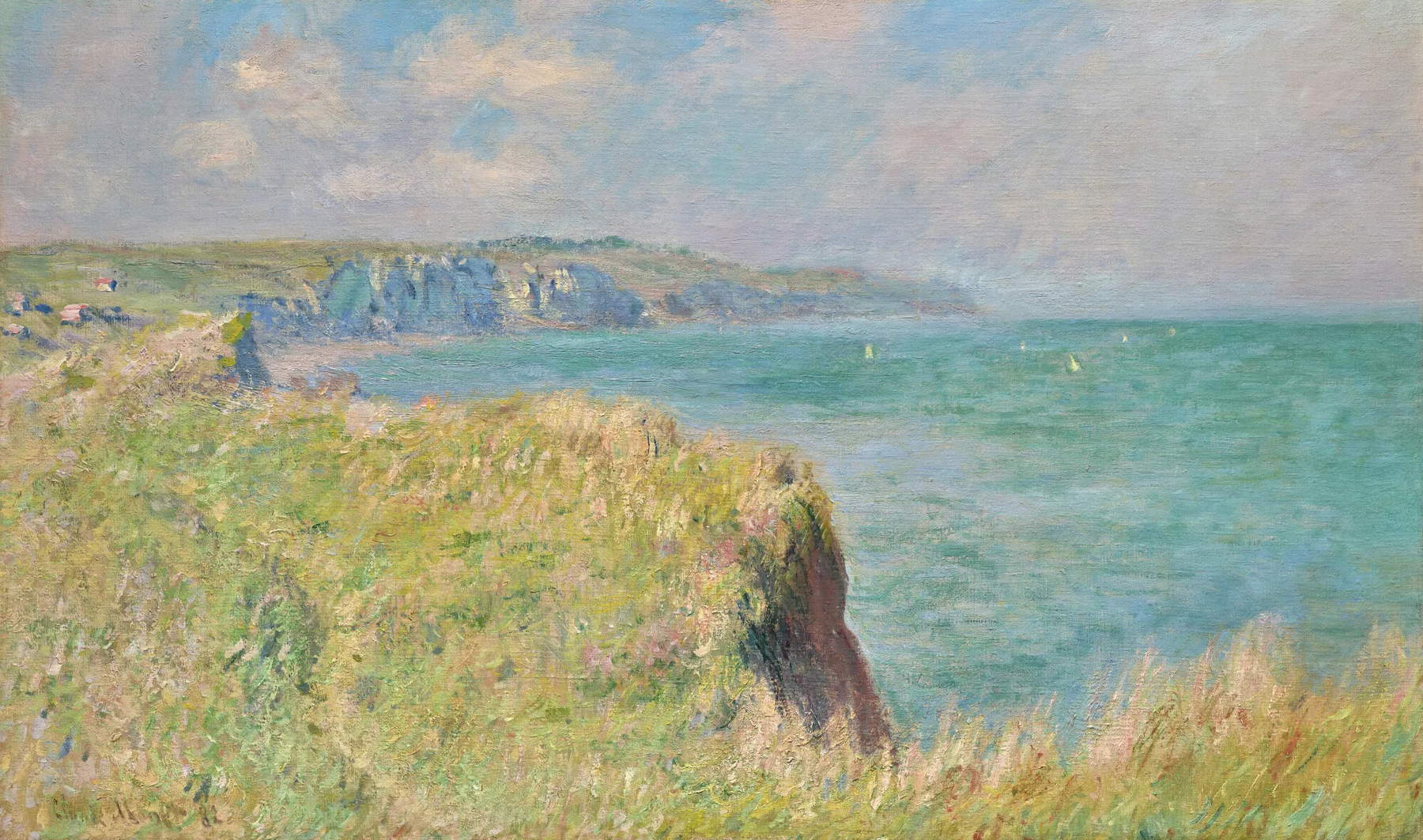 Claude Monet, Bord des falaises &agrave; Pourville (vers 1882) &copy; Christie's
