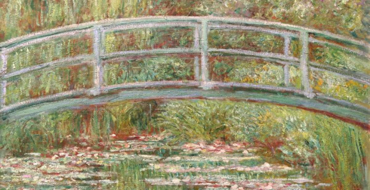 LEGO und die New Yorker MET gemeinsam für Monet: Die Brücke über den Seerosenteich wird zum Wandset
