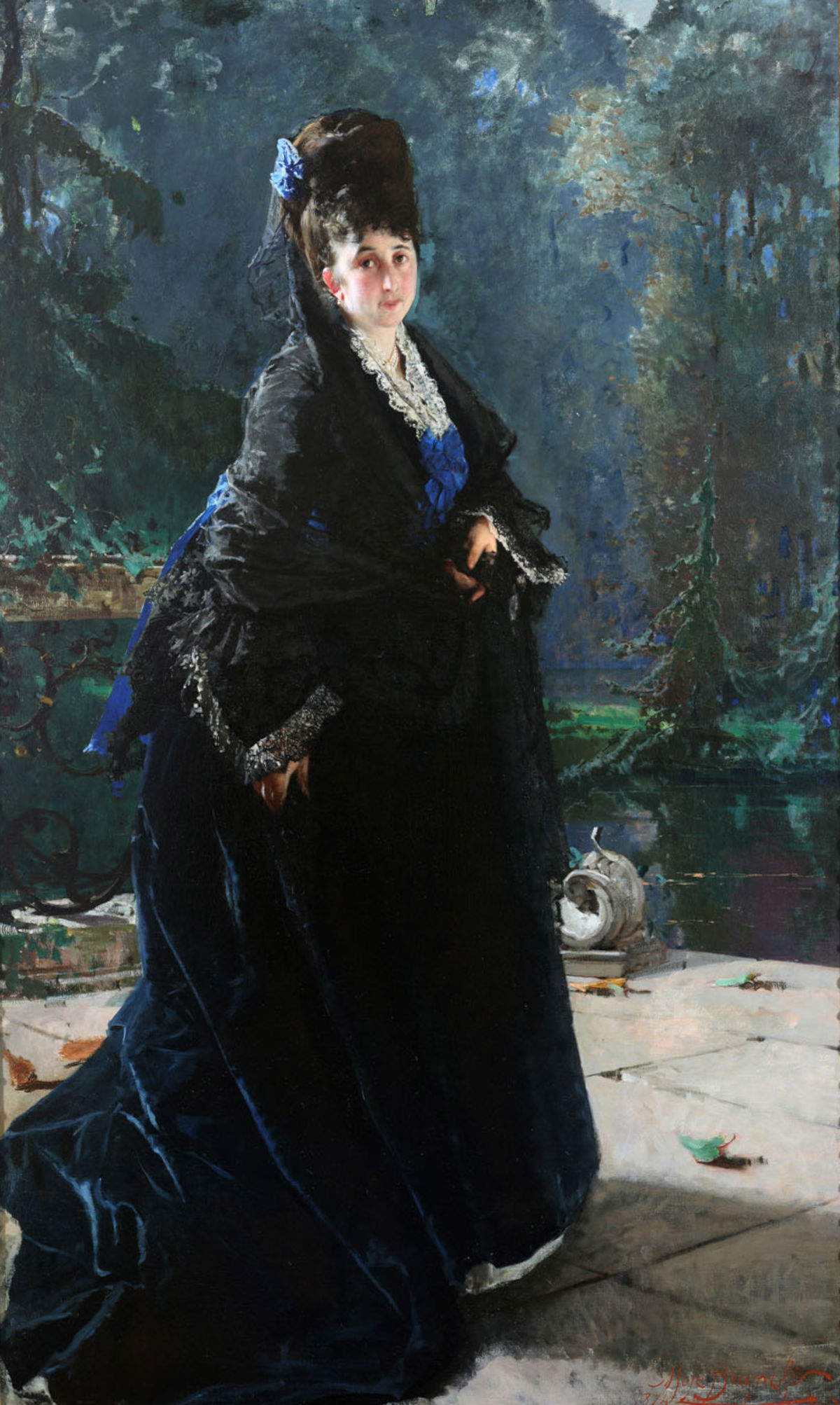 Moses Bianchi, Portrait of Elizabeth (1874) Photo: &copy;ComuneVimercate MUST