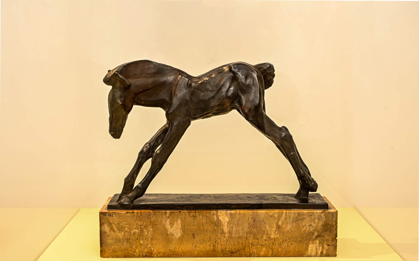 Duilio Cambellotti, Der Vannino (1918-1919; Bronze, 260 x 385 x 120 mm, Duilio Cambellotti Opernarchiv)