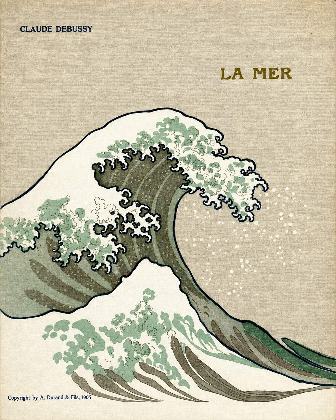 Claude Debussy, La Mer (Durand, Paris 1905; Collezione privata)