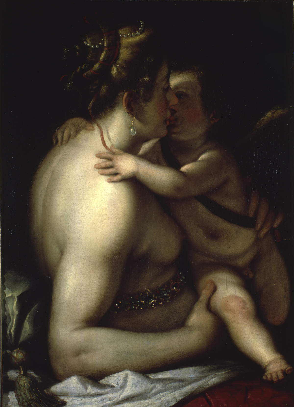 Giovanni Battista Paggi, Venus und Liebe (um 1600; Öl auf Leinwand, 95,6 x 75,1 cm; Genua, Sammlung BPER)