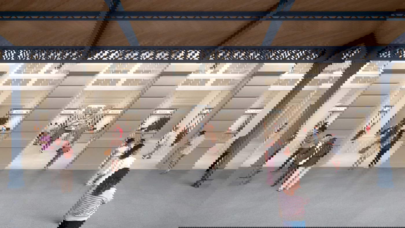 Área de recepción del museo de Orsay para el proyecto de monumentos históricos de la agencia Ponthaud ACMH y desarrollo del departamento de gestión de proyectos EPMO &copy; EPMO, DAMSB, Golem Image