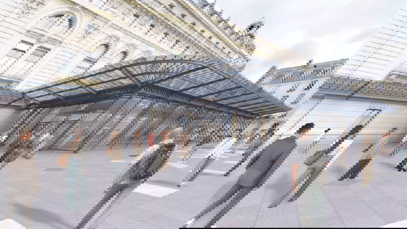 Área de recepción del museo de Orsay para el proyecto de monumentos históricos de la agencia Ponthaud ACMH y desarrollo del departamento de gestión de proyectos EPMO &copy; EPMO, DAMSB, Golem Image