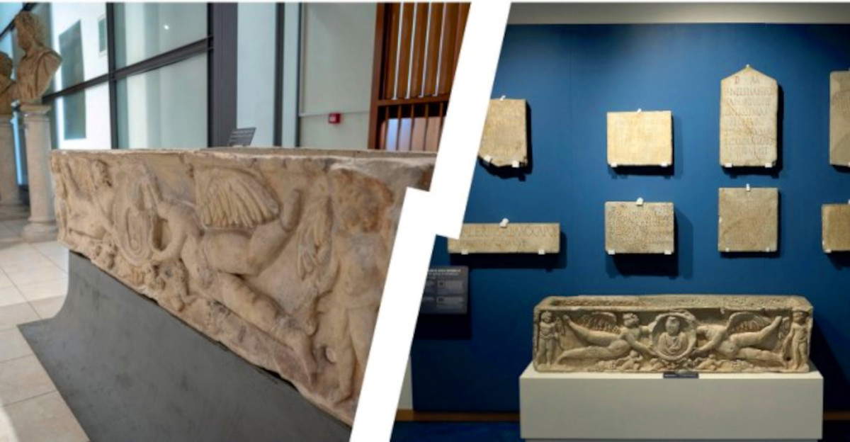 Das Archäologische Nationalmuseum von Civitavecchia vor und nach der Restaurierung