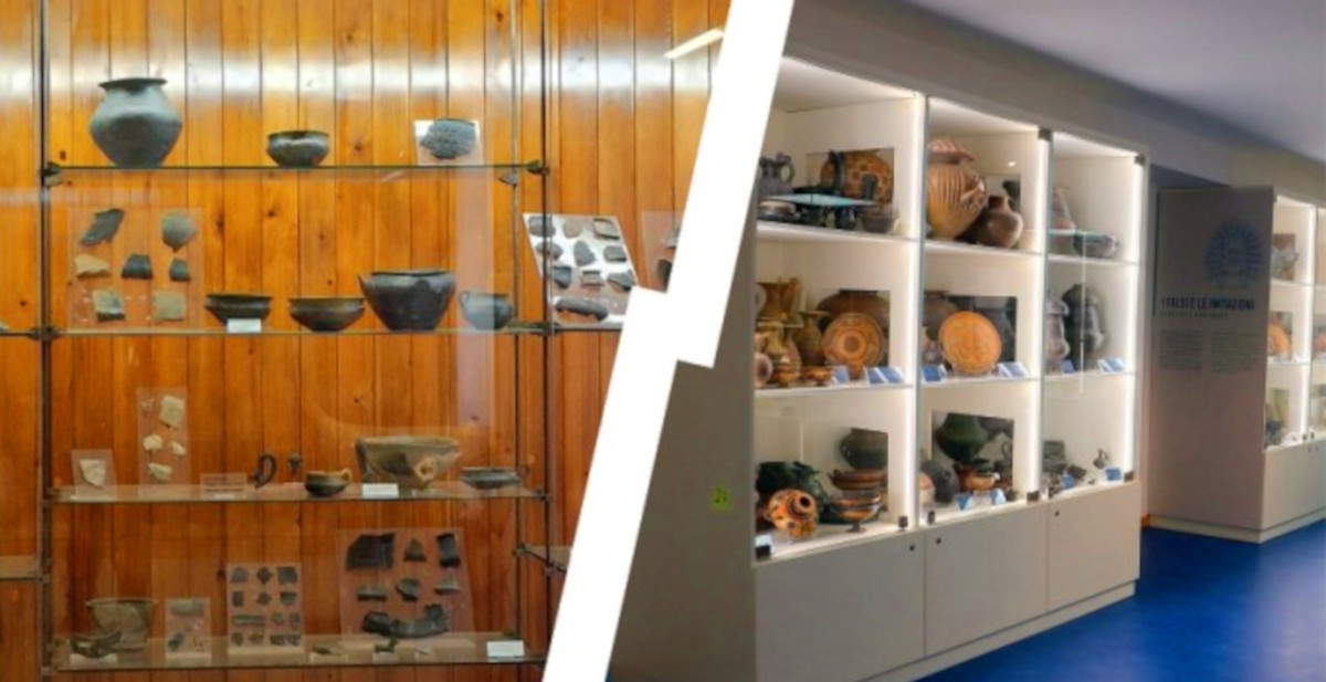 Das Archäologische Nationalmuseum von Civitavecchia vor und nach der Restaurierung