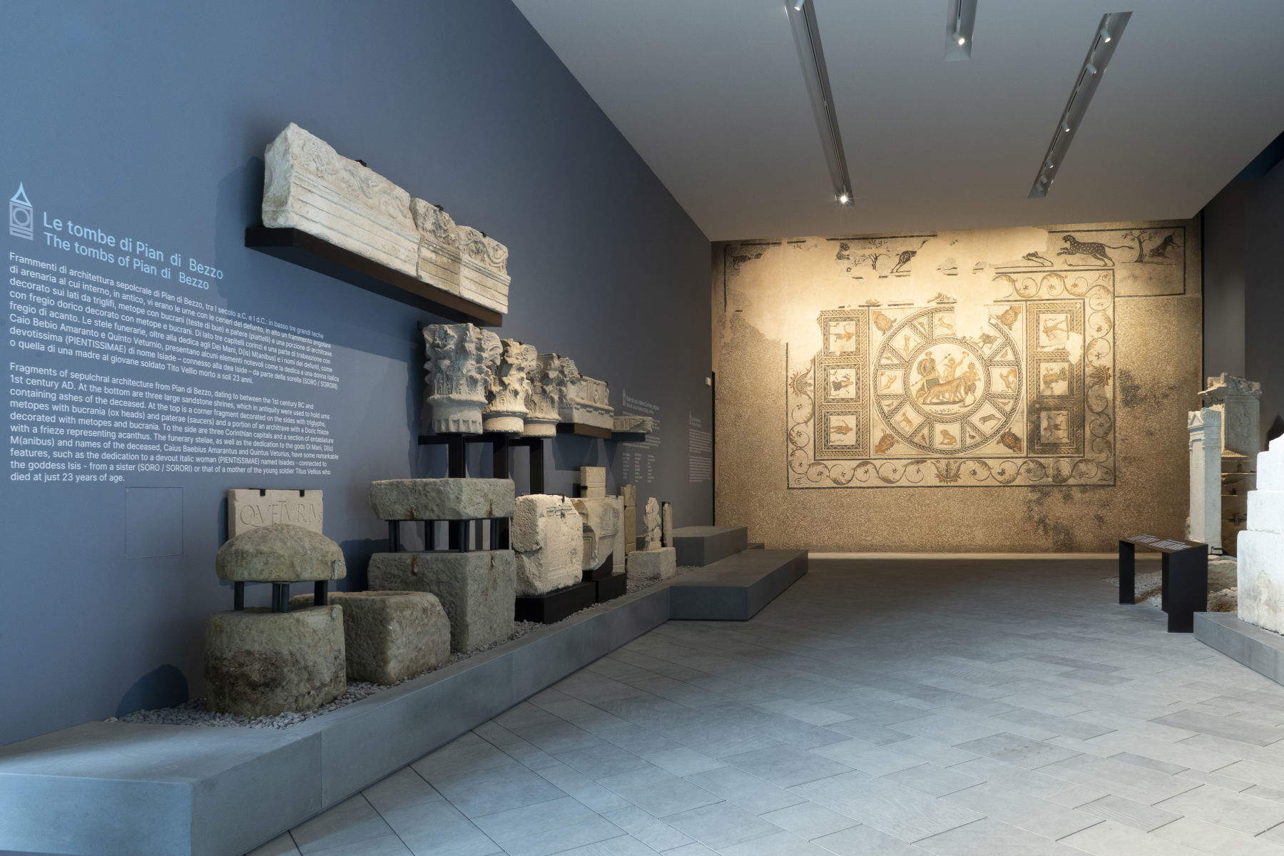 Exhibition at the National Archaeological Museum of Sarsina. Photo: Ornella De Carlo
