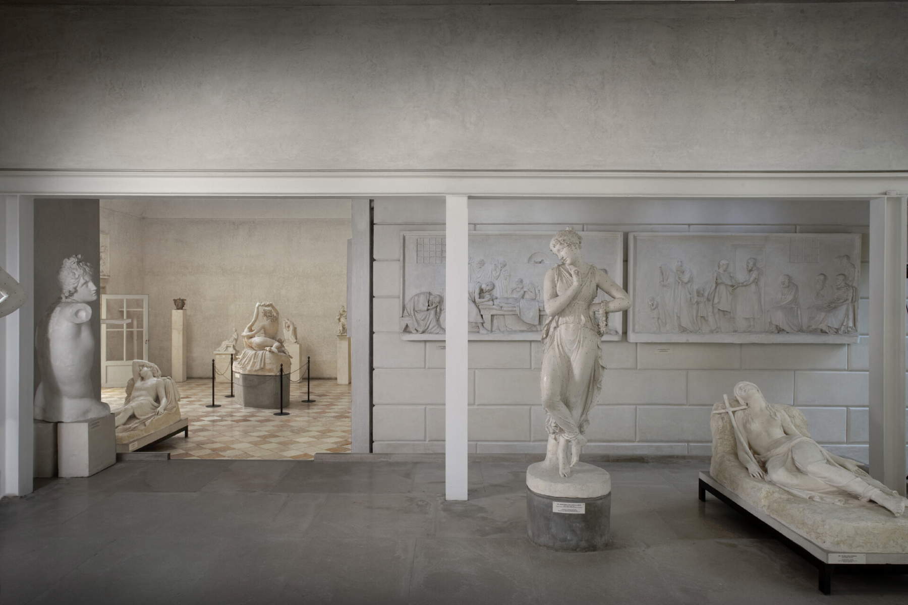 Museo Gypsotheca Antonio Canova di Possagno, Ala Scarpa restaurata. Foto: Lino Zanesco
