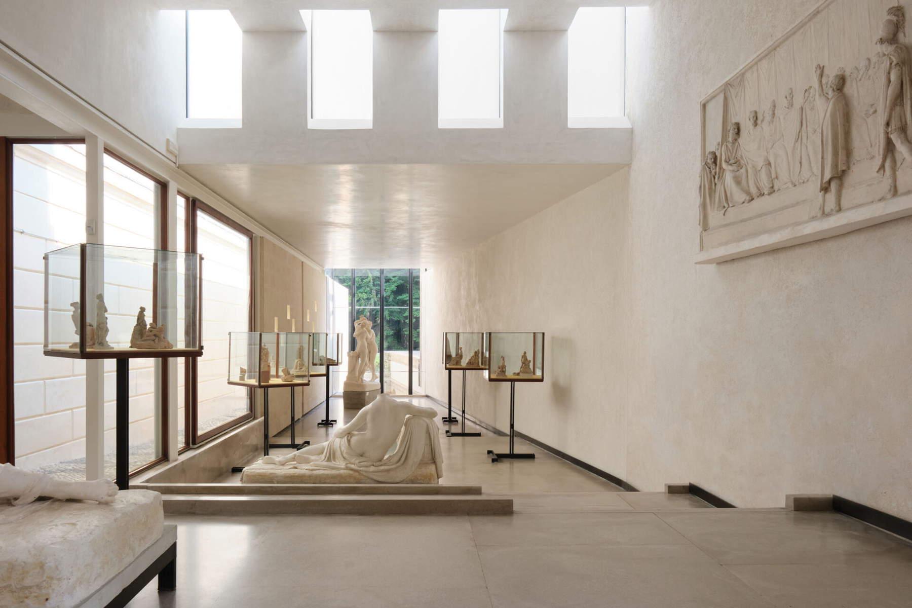Museo Gypsotheca Antonio Canova di Possagno, Ala Scarpa restaurata. Foto: Lino Zanesco