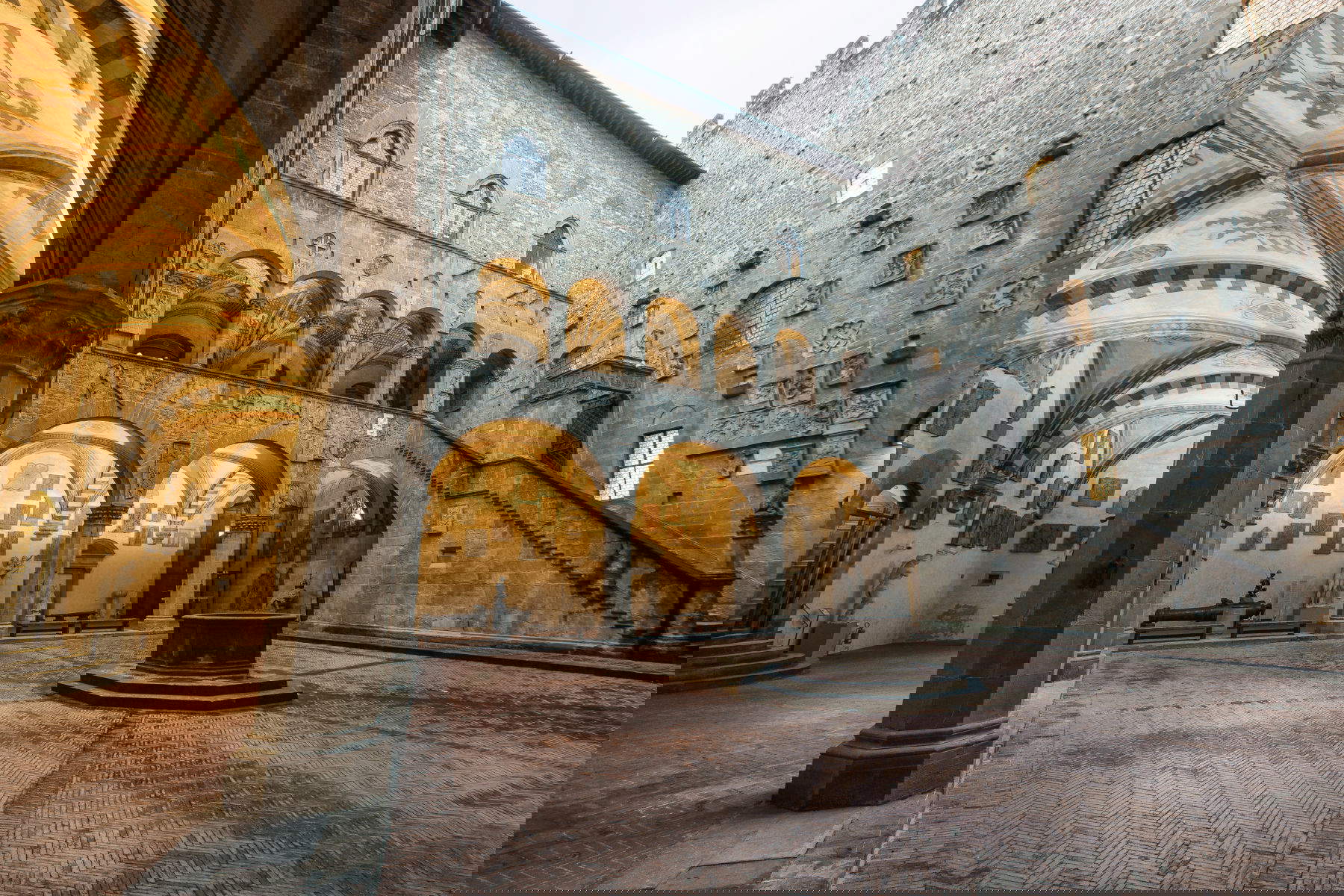 Bargello National Museum, courtyard. By concession of the Galleria dell'Accademia in Florence and Bargello Museums.