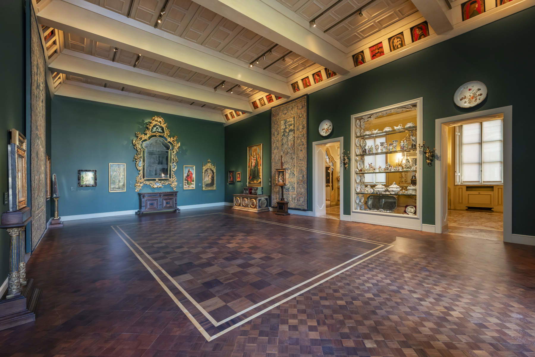 La restauration du Salon doré. Photo : &copy; Pietro Menzione Giordano