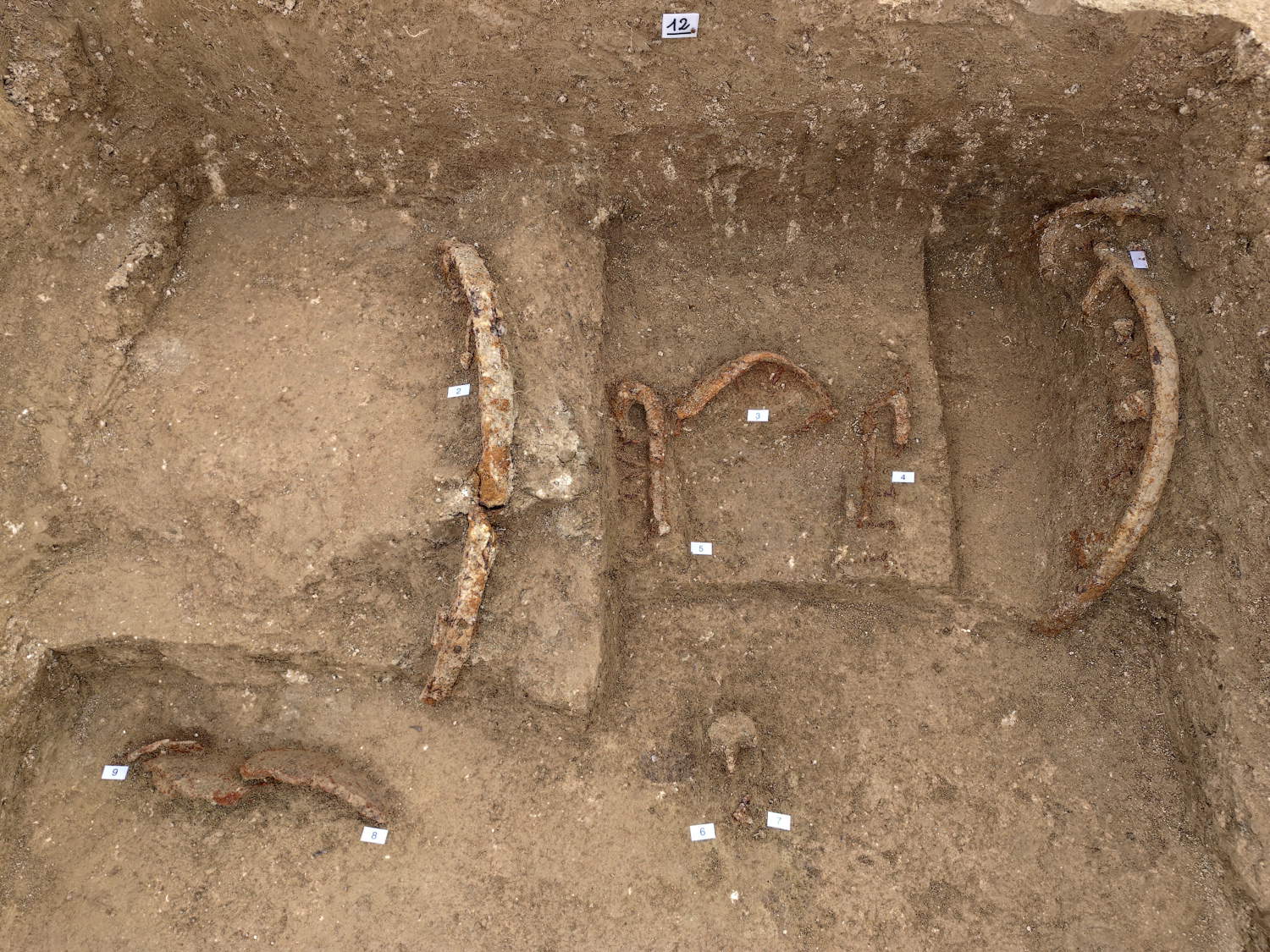 Currus currently being excavated