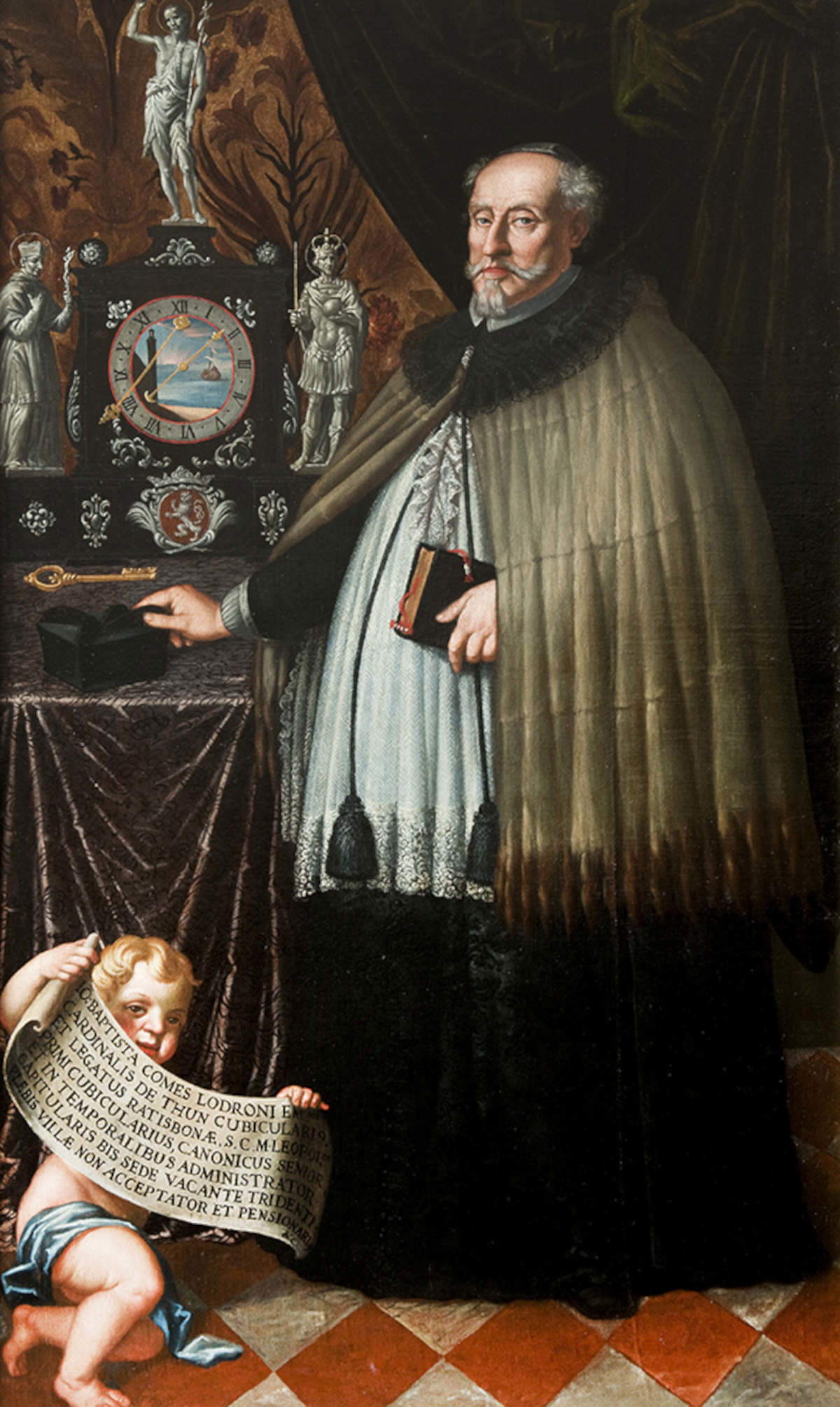 Nicol&ograve; Dorigati, Porträt von Giovanni Battista Lodron (1695)