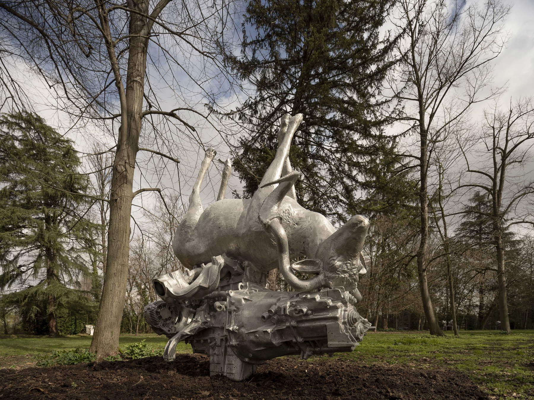 Nico Vascellari, Horse Power (Ram), 2023 &copy; Andrea Garuti