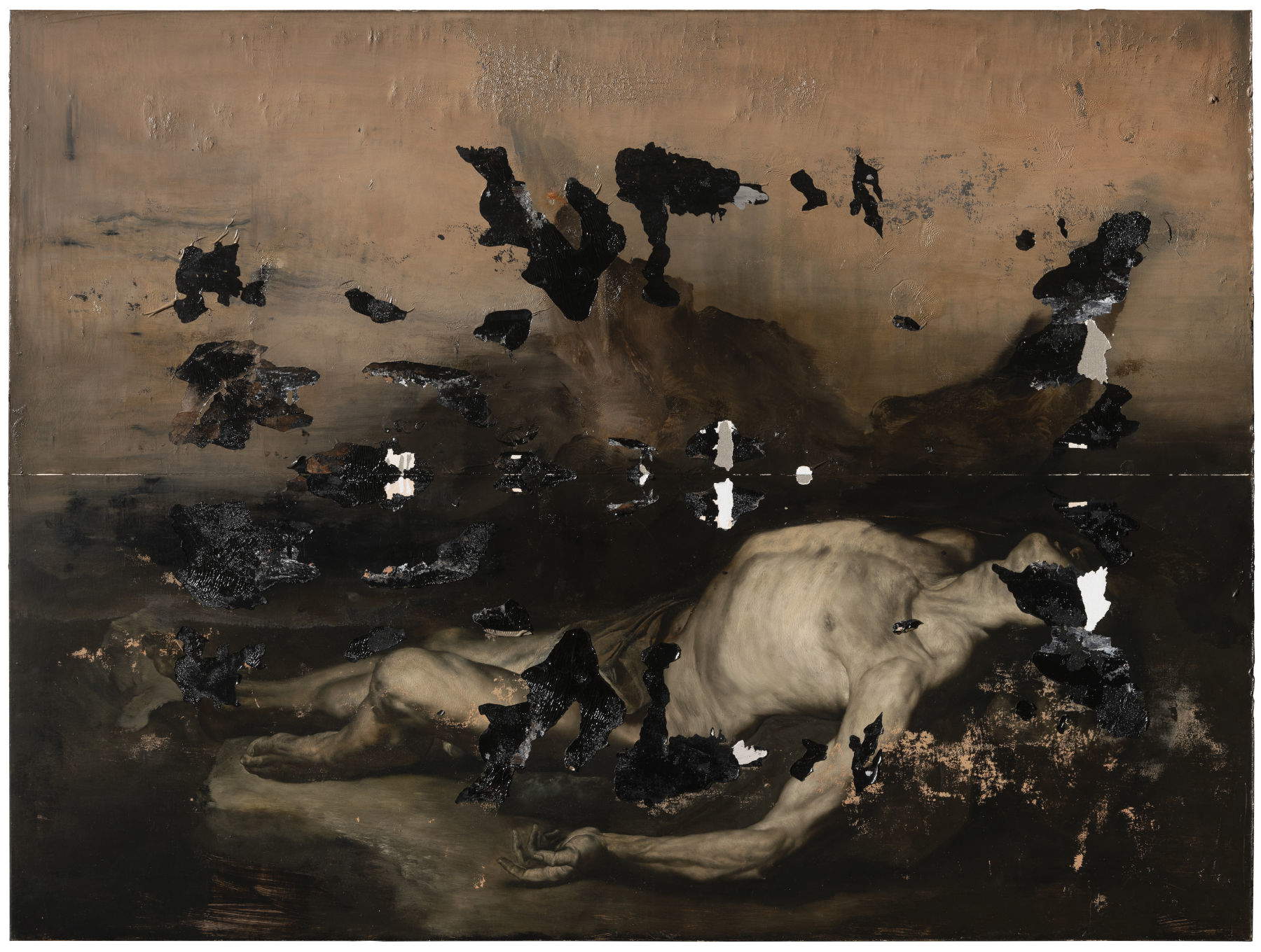 Nicola Samor&igrave;, Marlene (2023; oil on canvas, 150x200 cm) Photo: &copy;Rolando Paolo Guerzoni