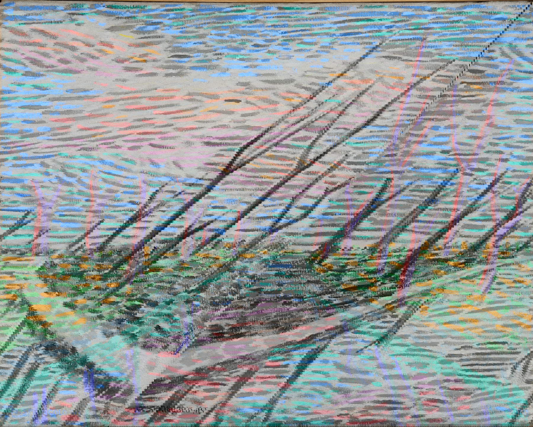 Nino Springolo, Canal by the Lagoon (1913; oil on canvas, 51 &times; 64 cm; Treviso Civic Museums)