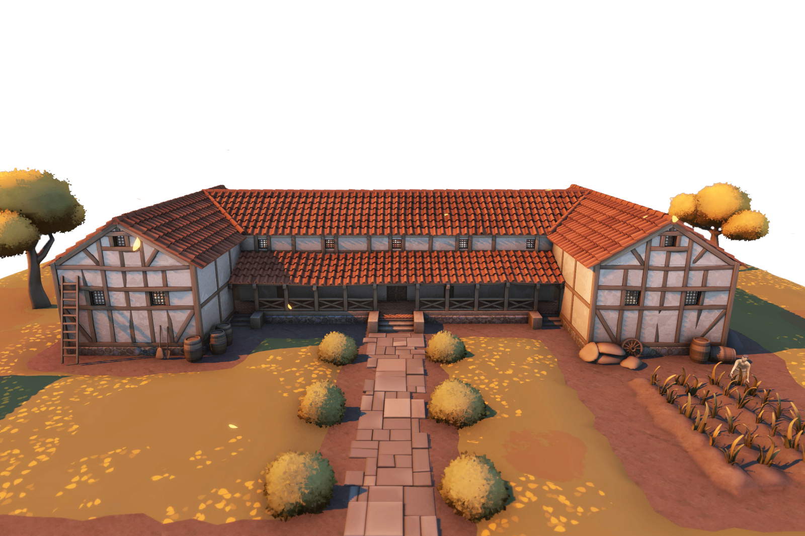 Reconstrucción de la villa romana. Foto: RWE