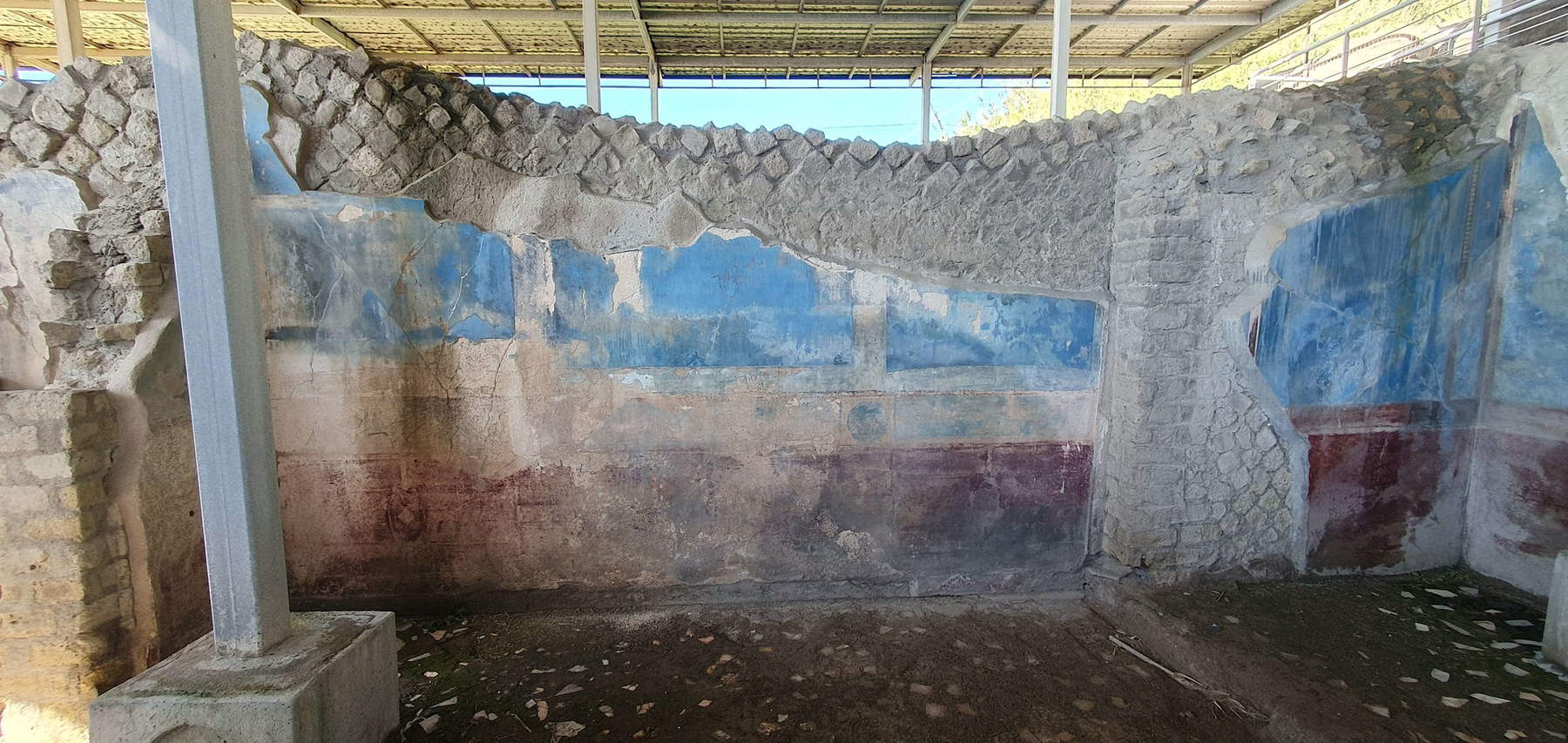 Villa Sora. Foto: Parque Arqueológico de Herculano
