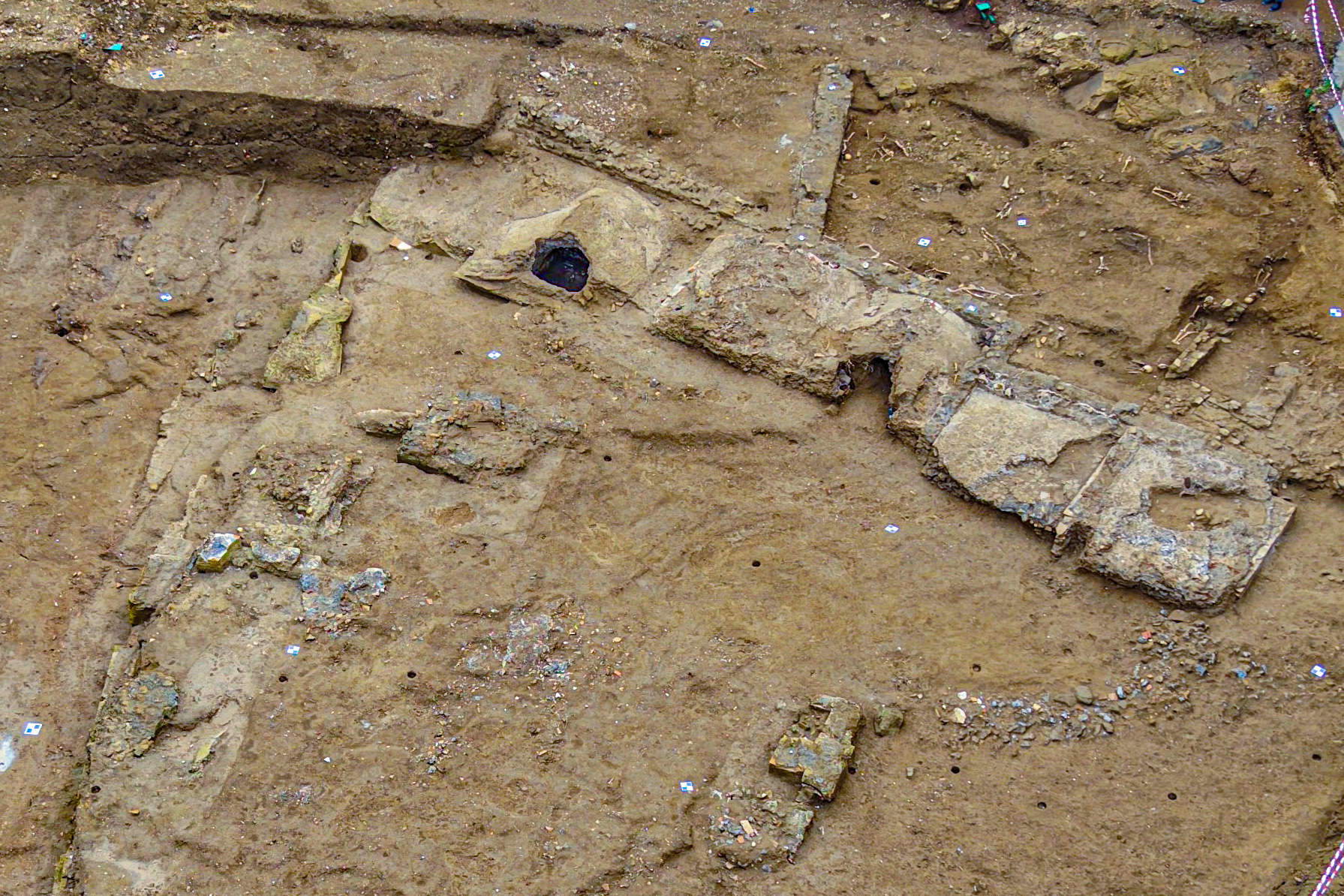 Nuevos hallazgos en la Necrópolis Ostiense. Foto: Superintendencia Especial de Roma