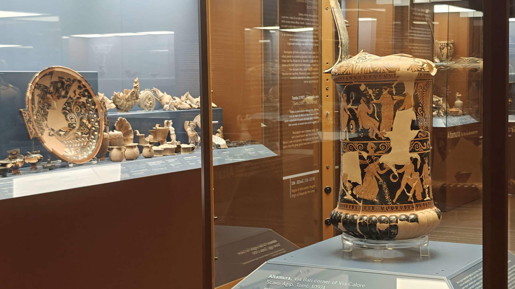 Nueva exposición del Museo Arqueológico Nacional de Altamura. Foto: Castillo Suevo de Bari - Dirección Regional de Museos Nacionales de Apulia